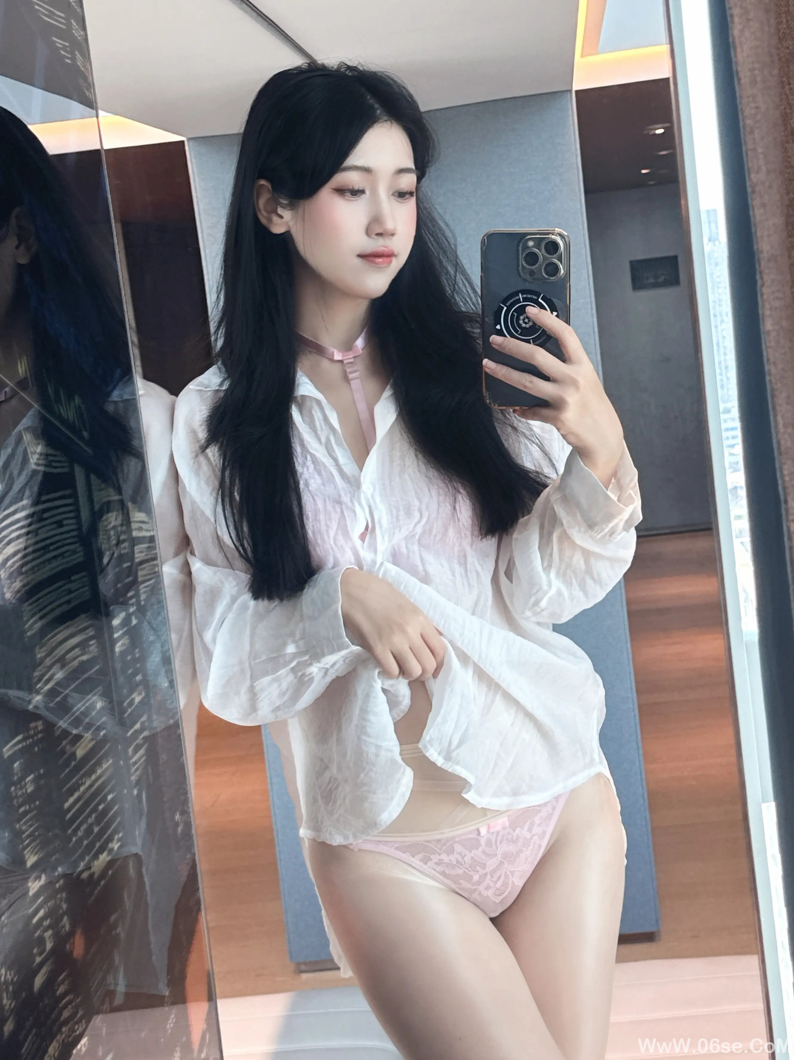 图片[57]-不呆猫 – 粉色衬衣女友-六色网
