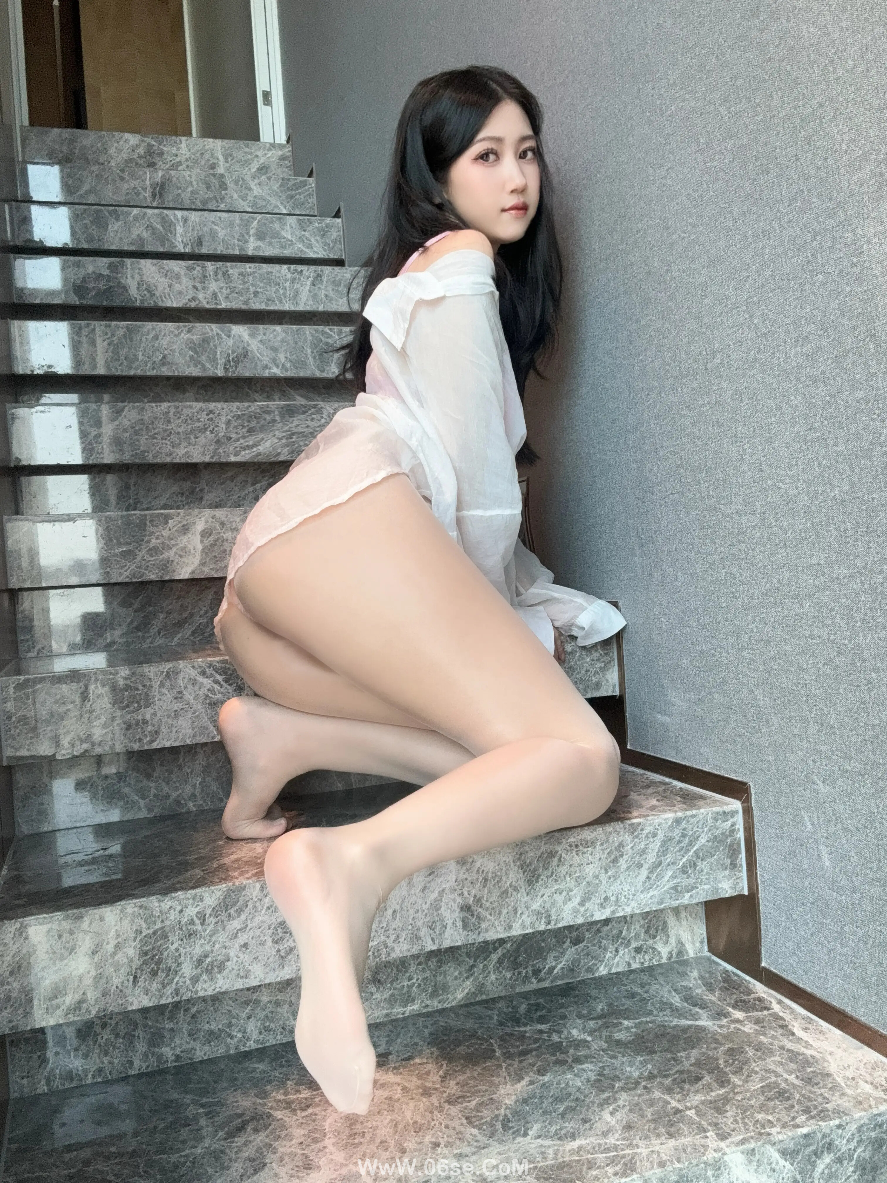图片[29]-不呆猫 – 粉色衬衣女友-六色网