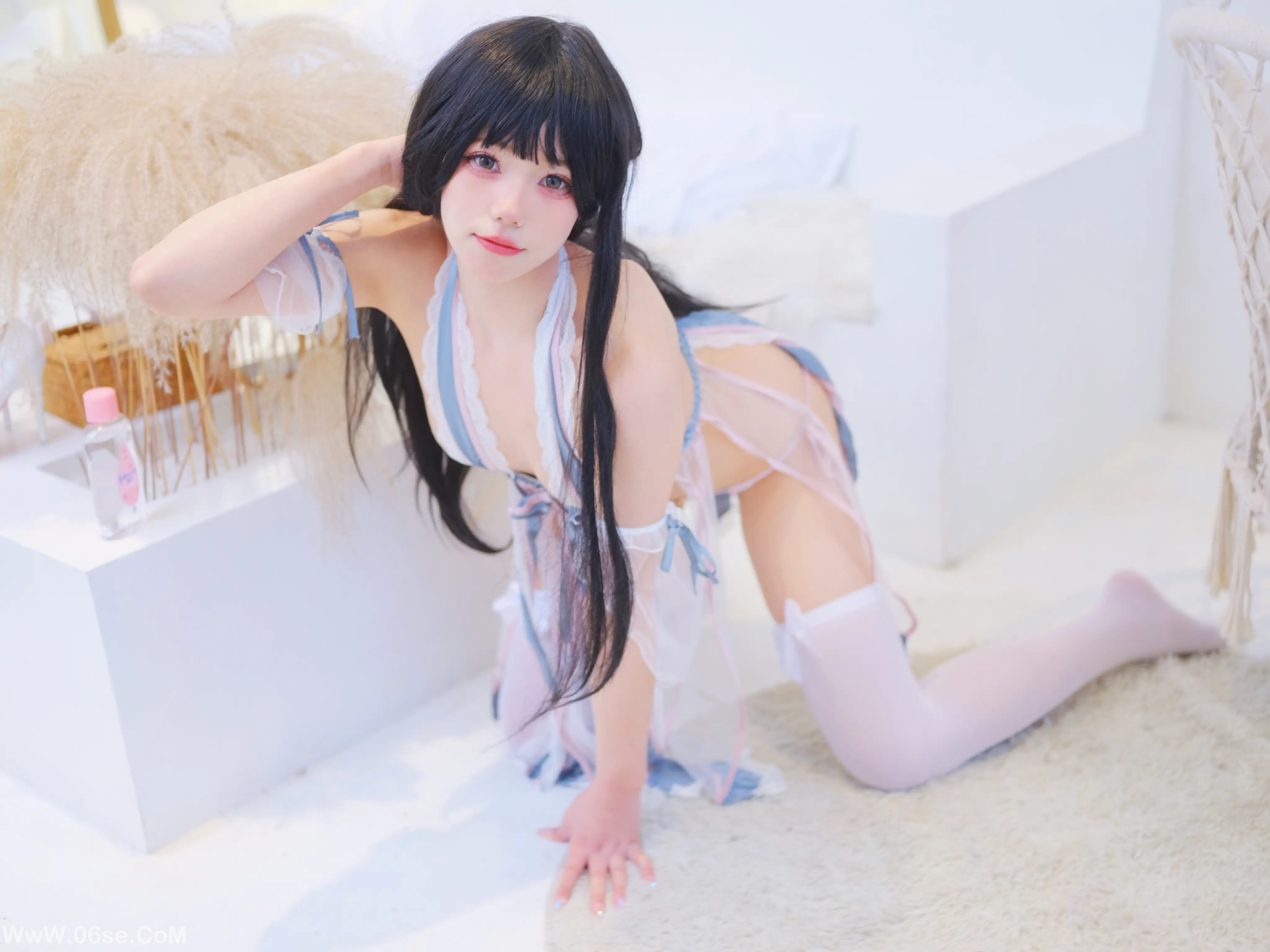 图片[12]-咬一口兔娘 古风情趣三套-六色网