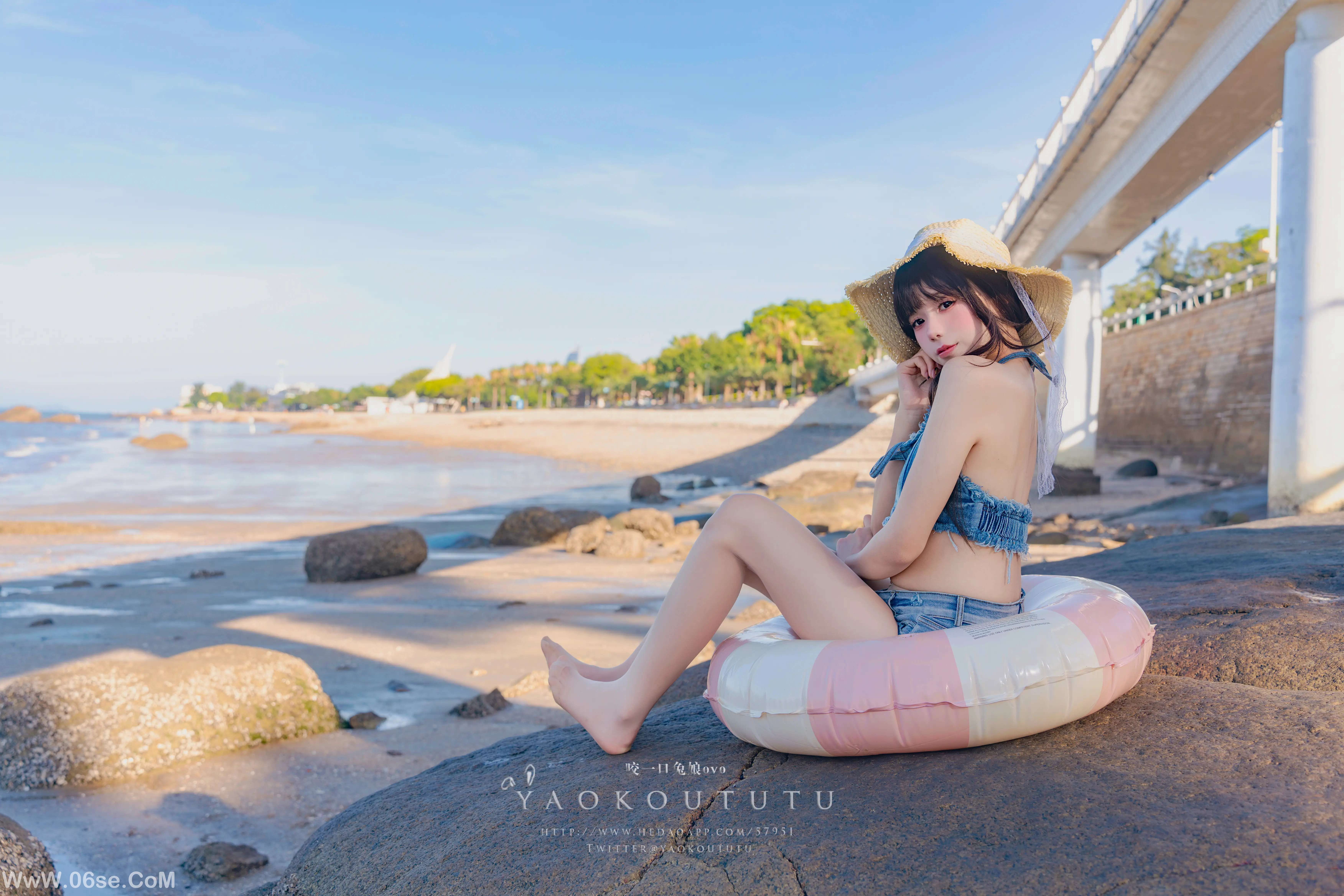 图片[37]-咬一口兔娘 海の夏日-六色网