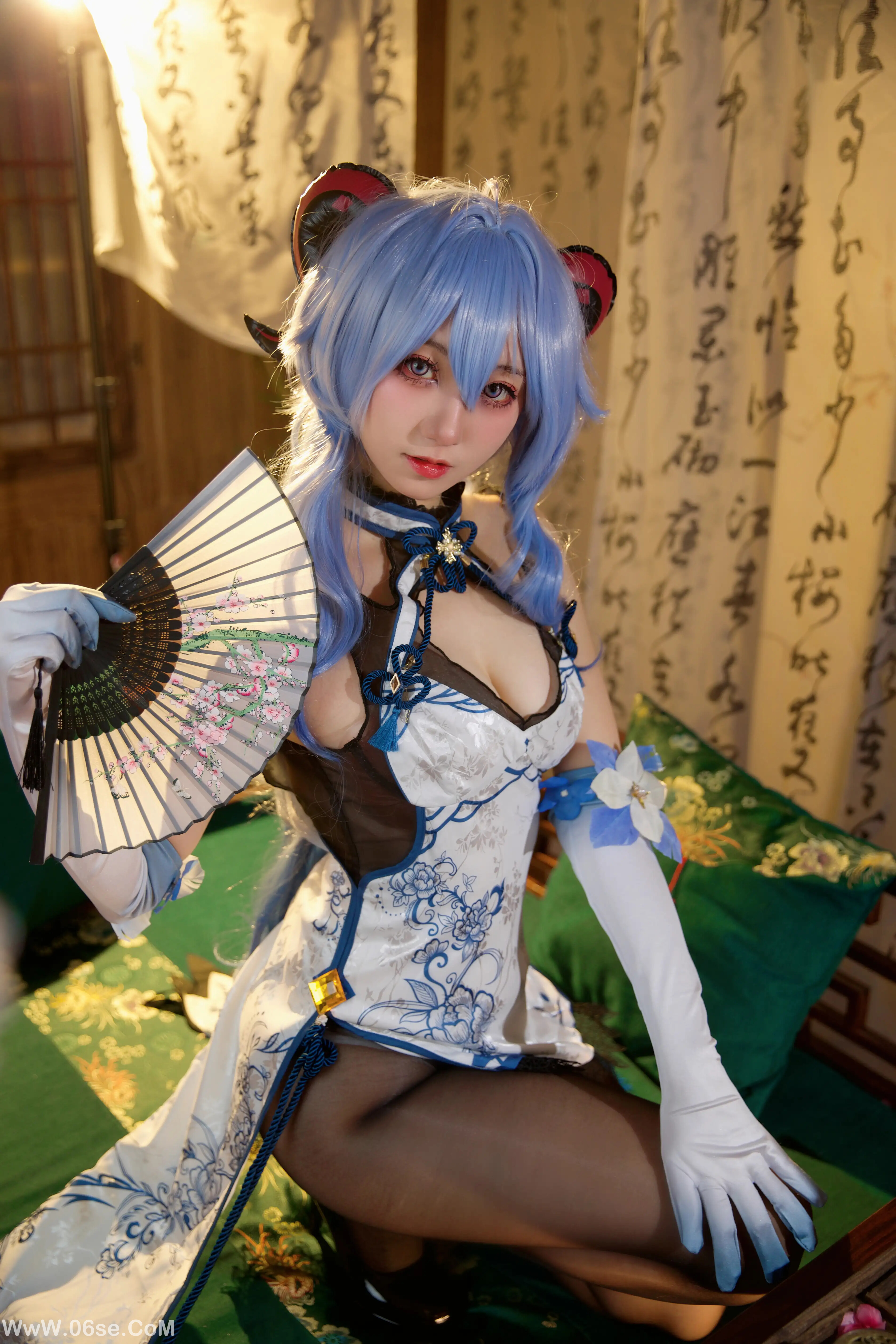 图片[28]-屑雪雪鸭 原神 甘雨青花瓷-六色网