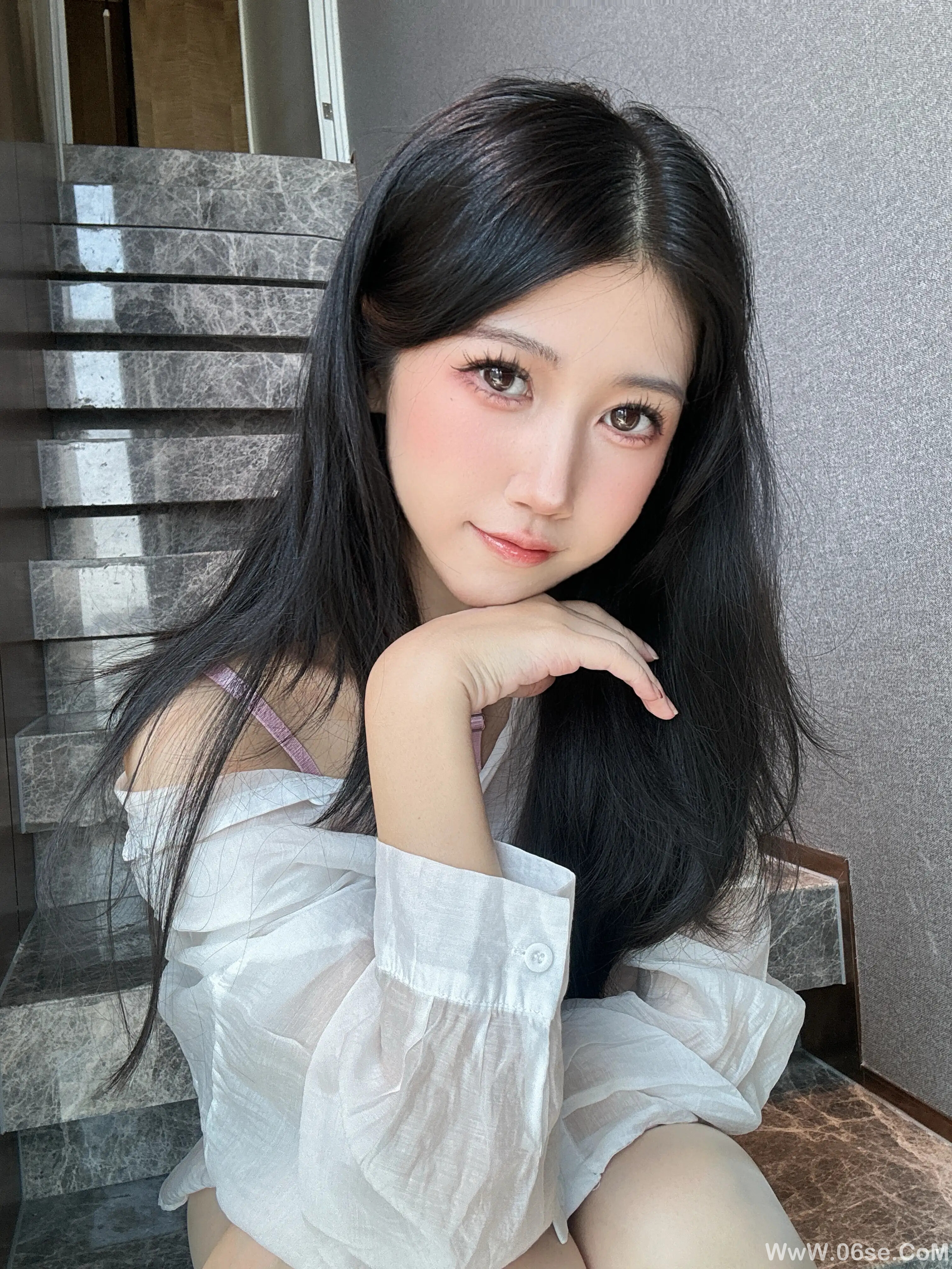 图片[33]-不呆猫 – 粉色衬衣女友-六色网