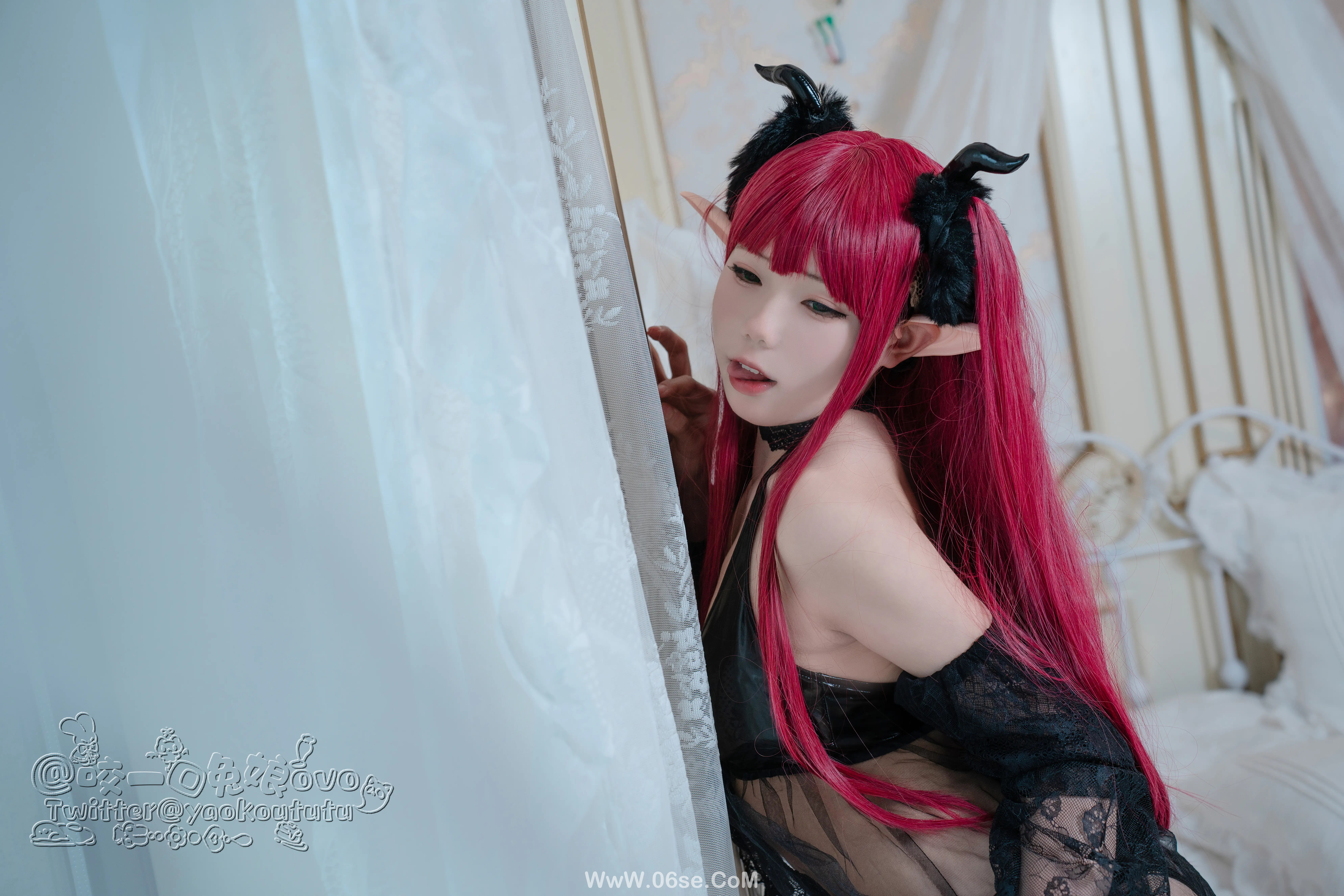 图片[37]-咬一口兔娘 喜多川魅魔-六色网