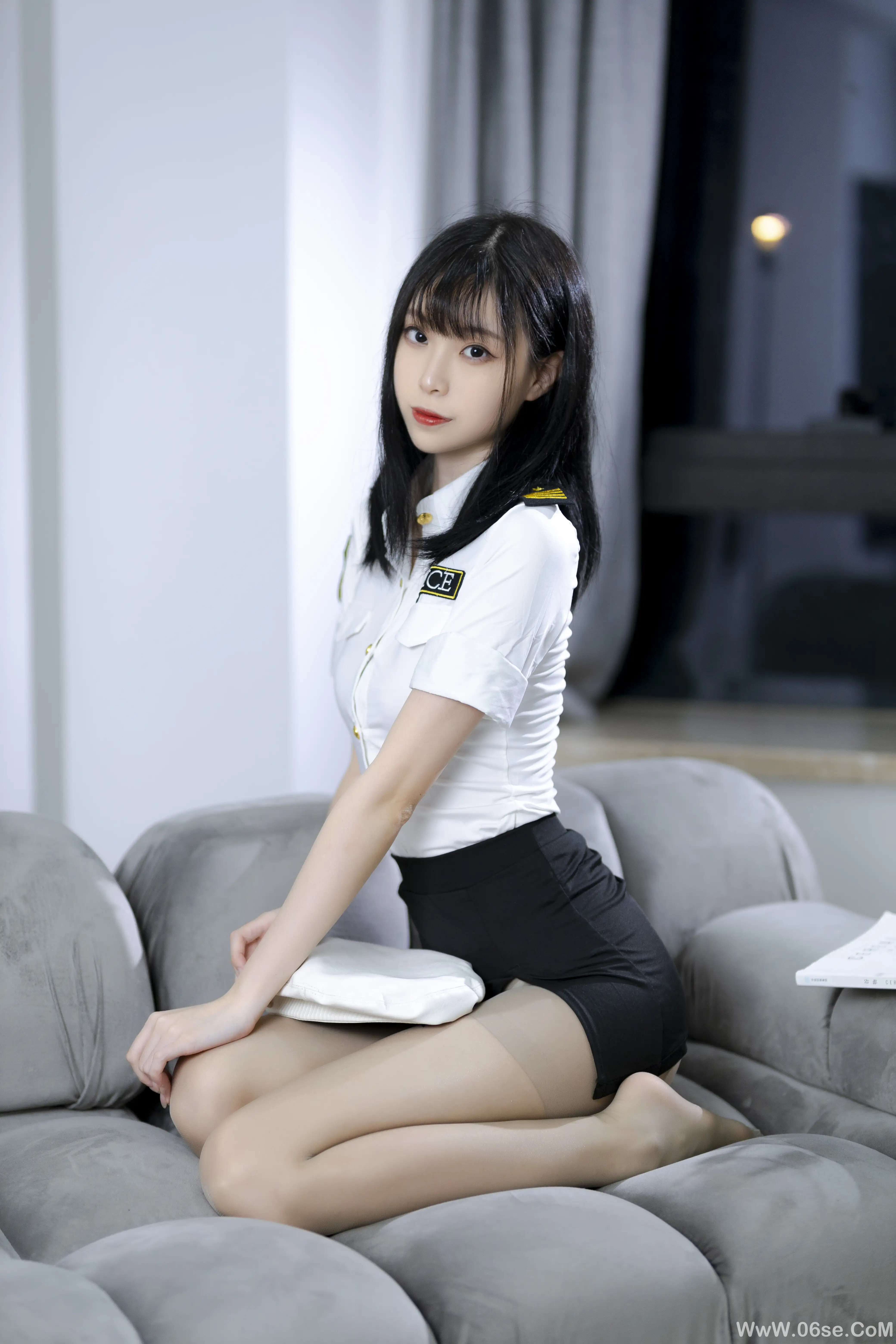 图片[8]-许岚LAN 灰丝制服-六色网