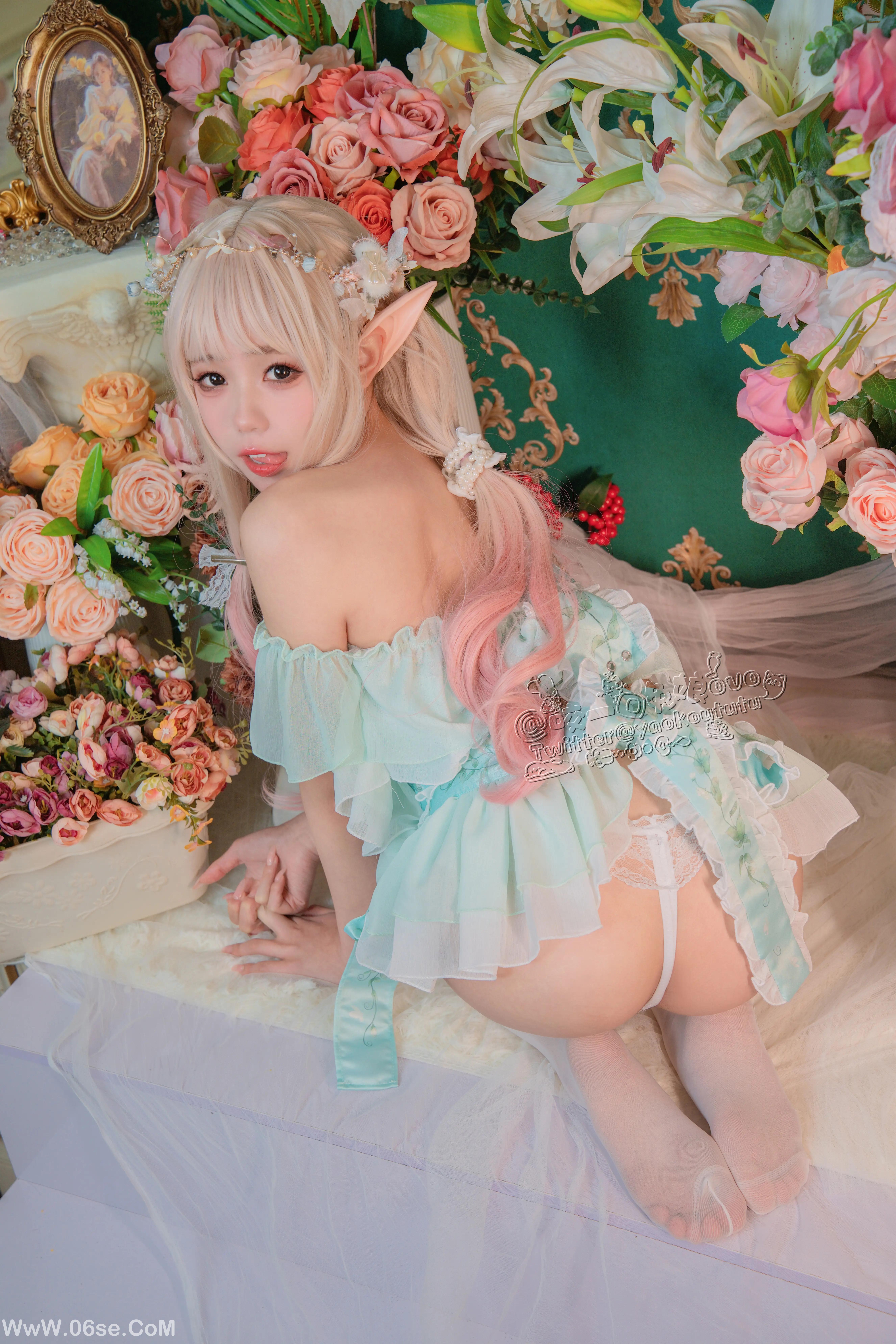图片[26]-咬一口兔娘 豌豆公主的秘密花房-六色网