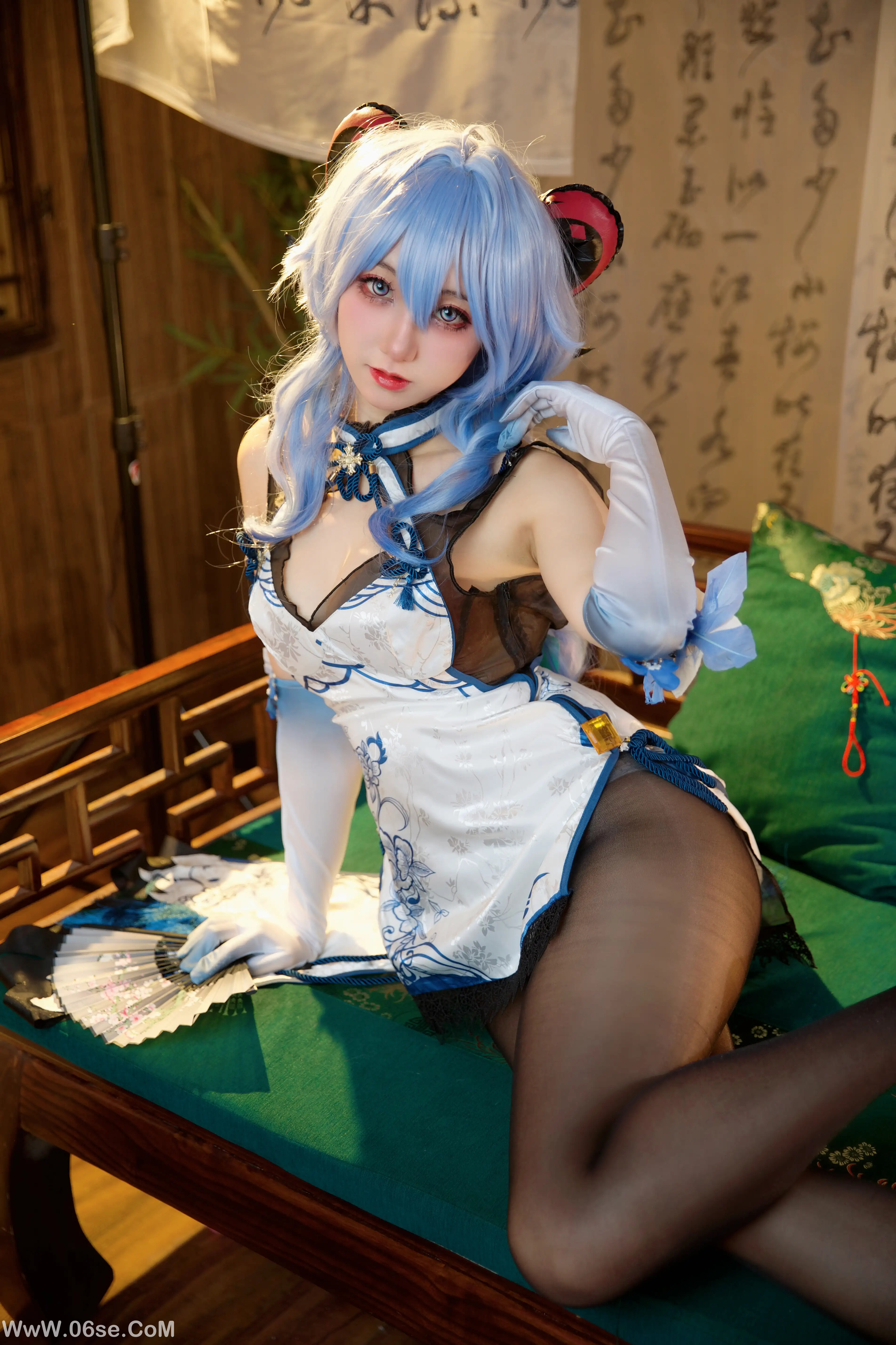 图片[10]-屑雪雪鸭 原神 甘雨青花瓷-六色网