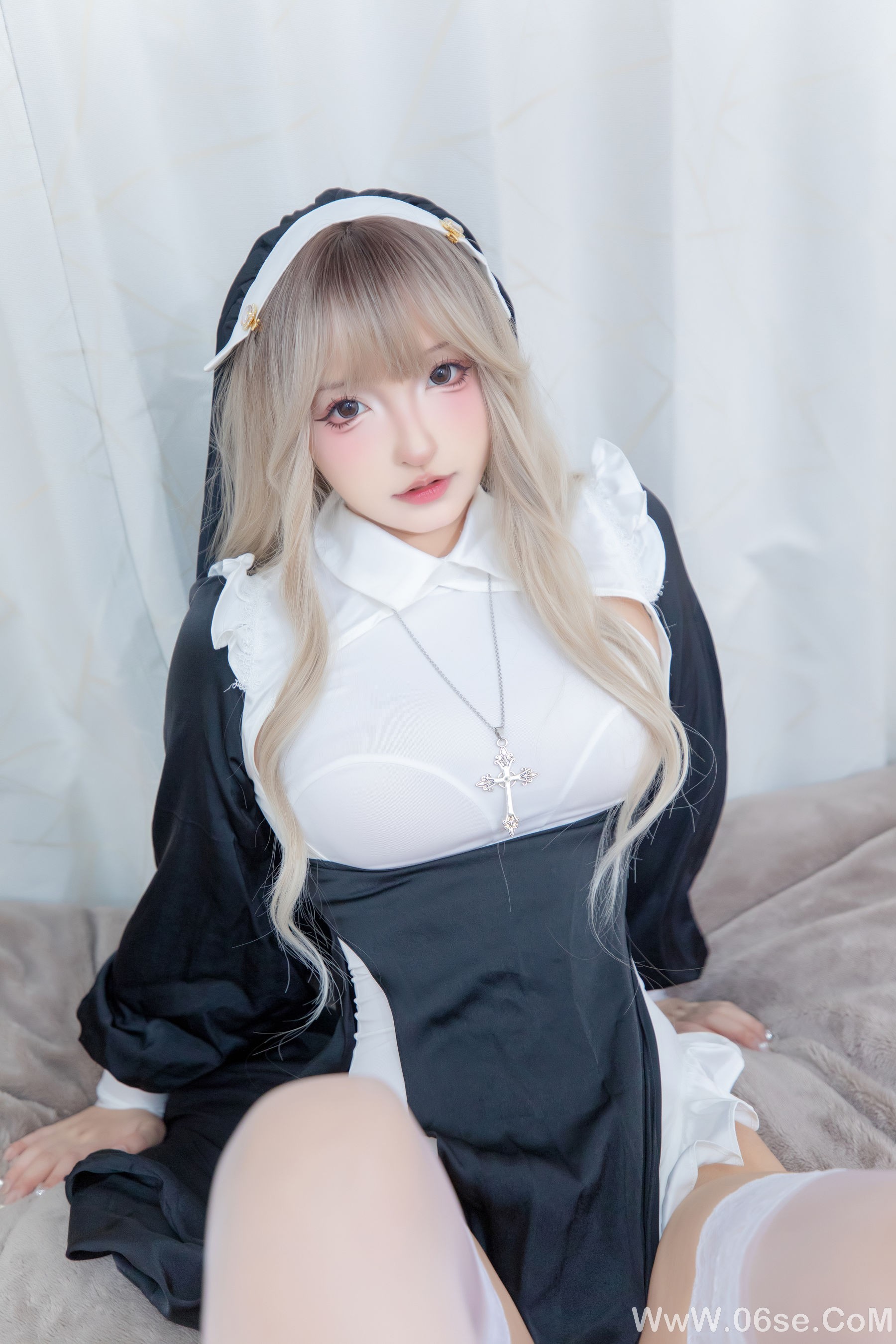 图片[2]-萝莉神楽板真冬 之战斗修女 [75P]-六色网