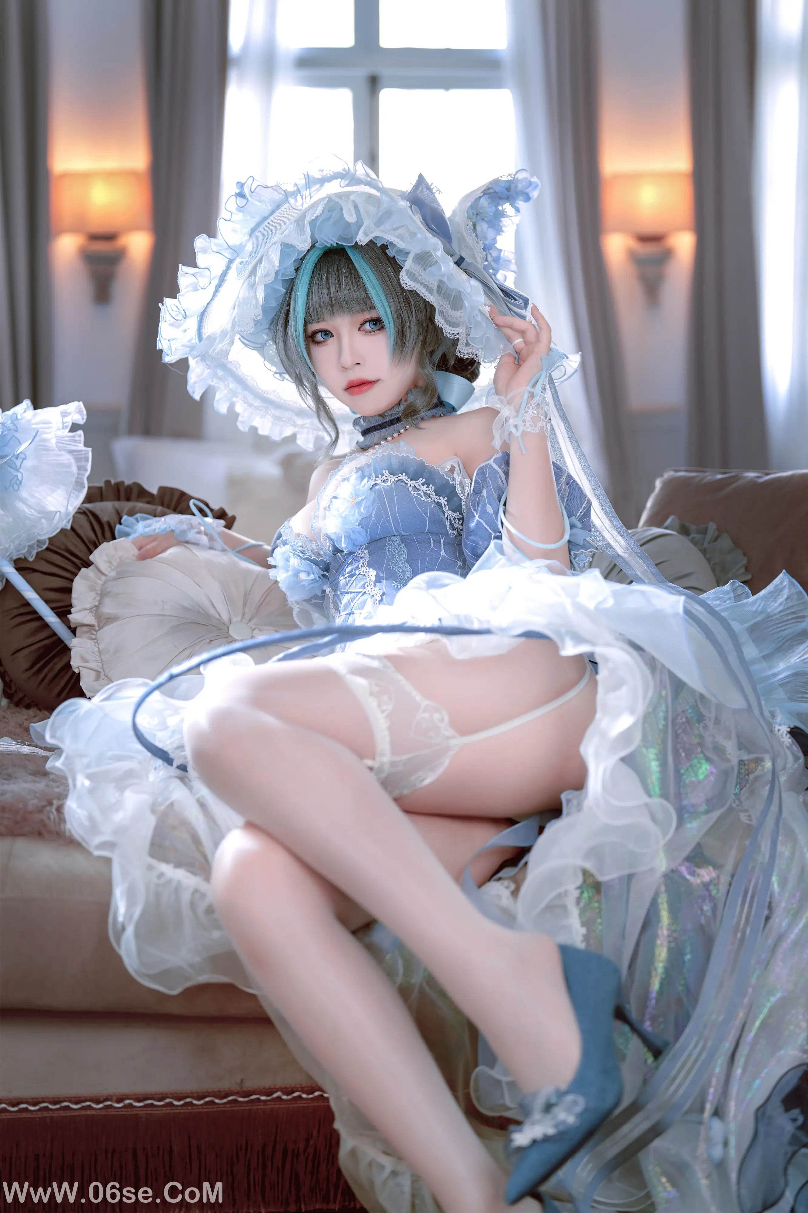图片[4]-半半子 – 碧蓝航线 柴郡 废稿礼服-六色网