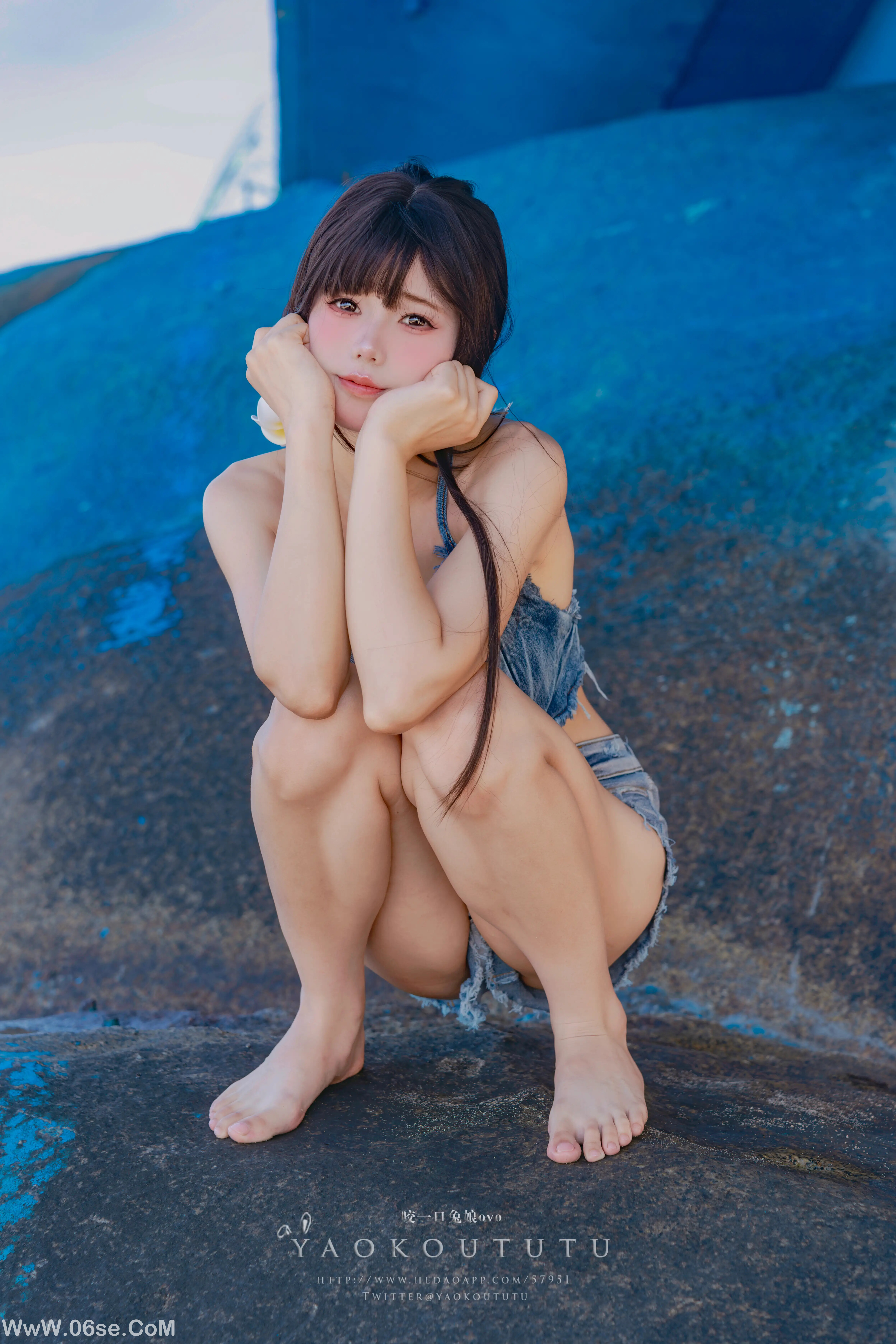 图片[59]-咬一口兔娘 海の夏日-六色网