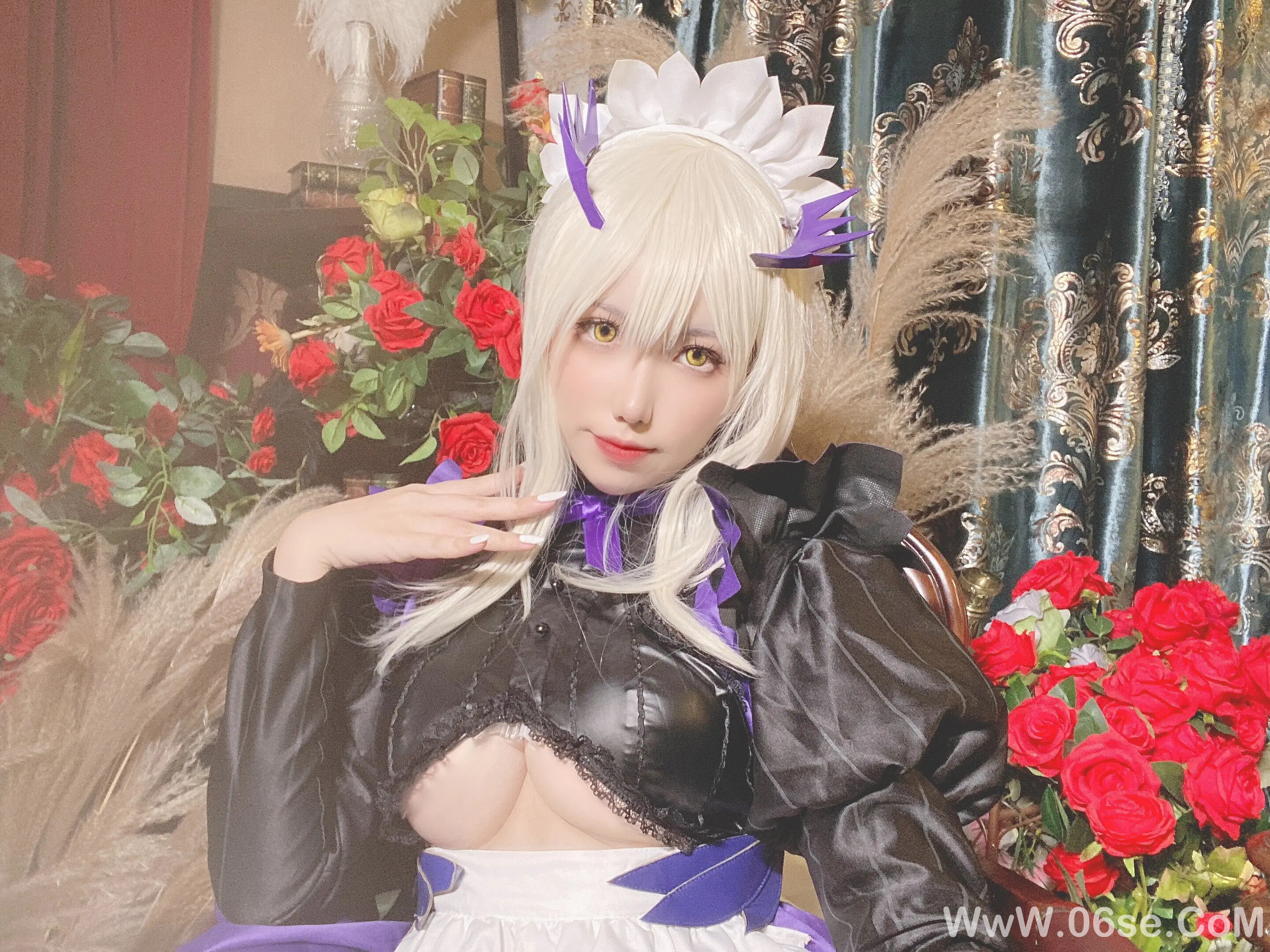 图片[15]-芋圆侑子 – 黑枪呆女仆自拍-六色网