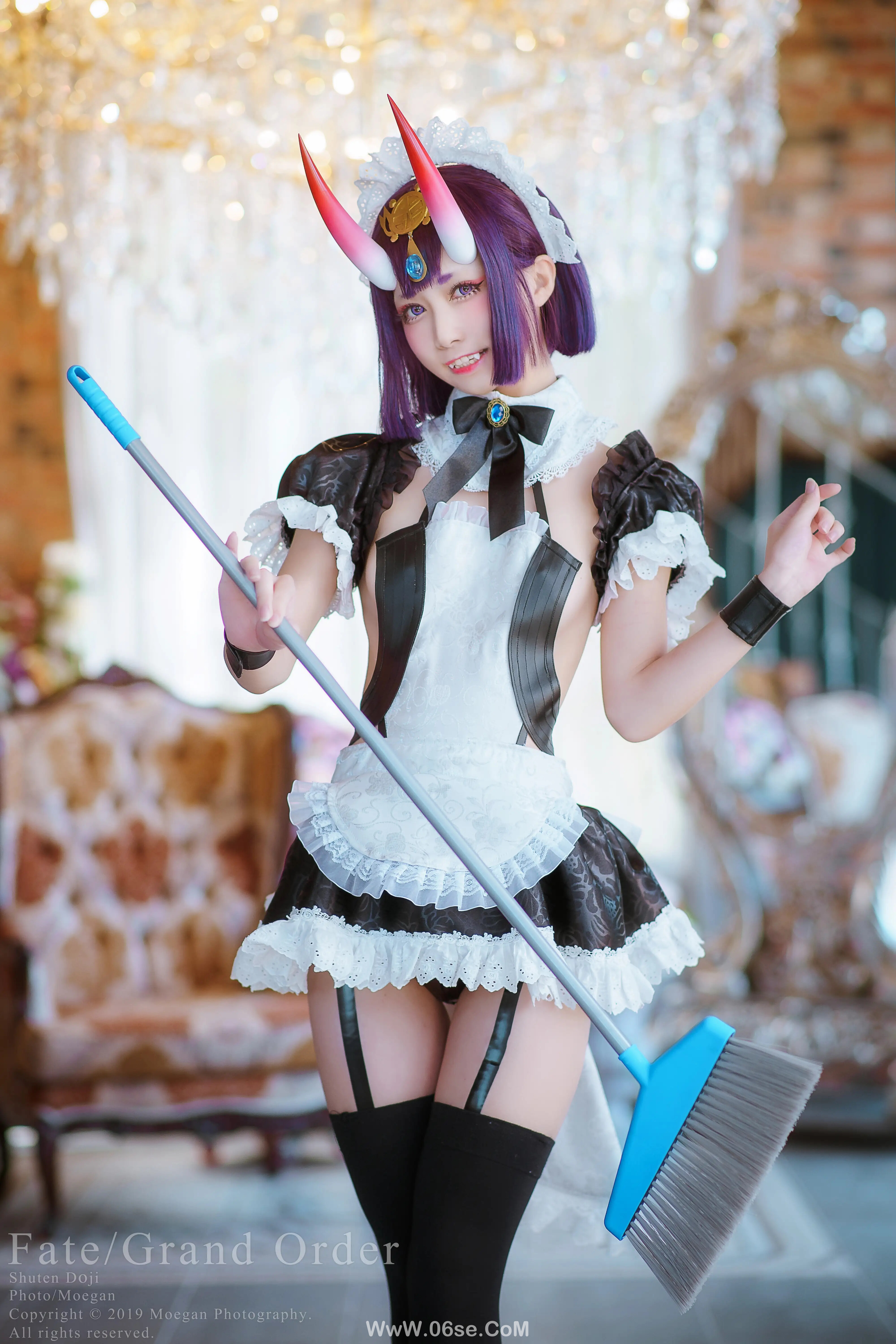 图片[10]-沖田凛花Rinka – Fate Grand Order 酒呑童子 Maid ver-六色网