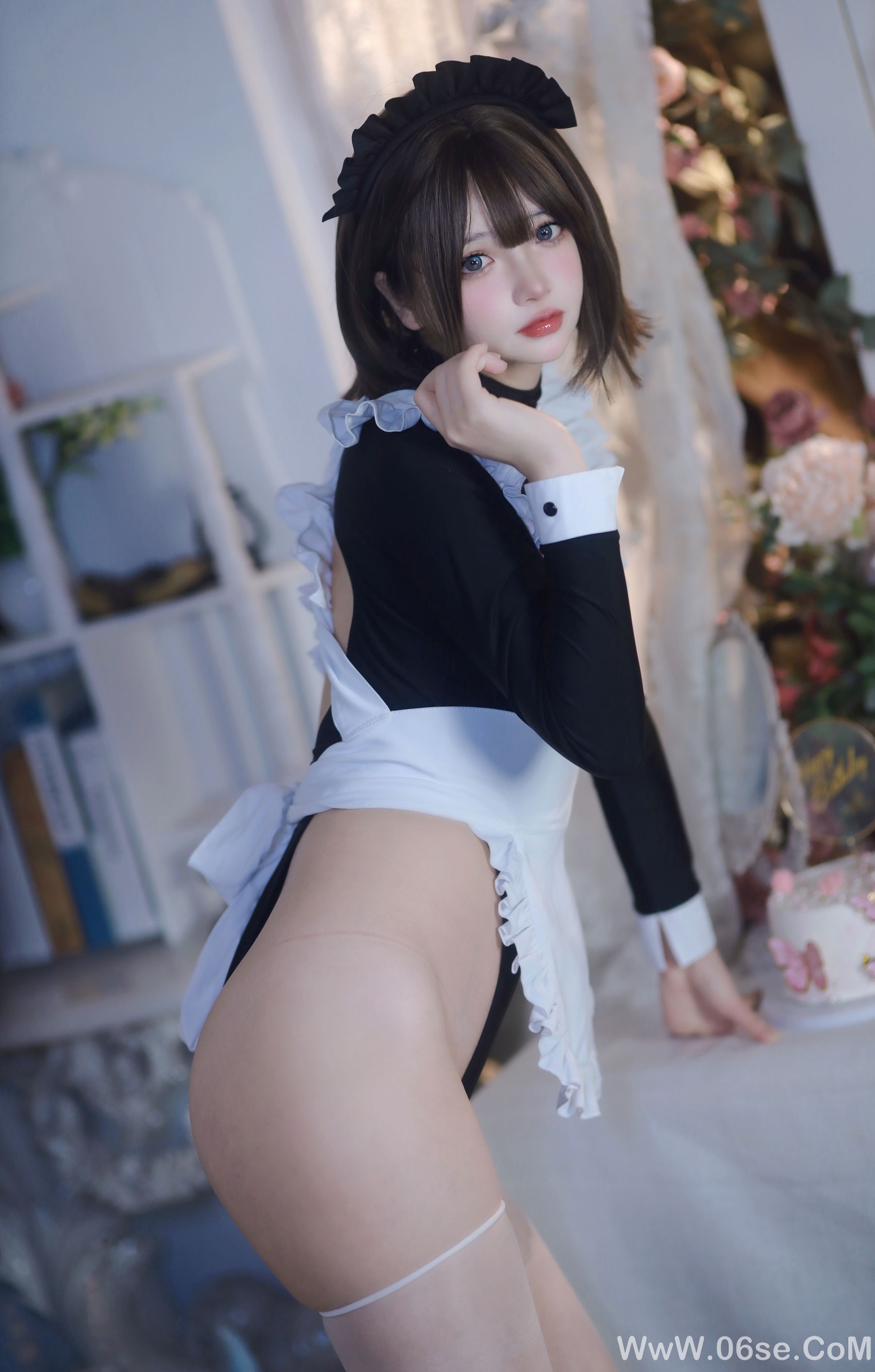 图片[3]-疯猫ss – 少女衣橱 连体女仆装 [58P]-六色网
