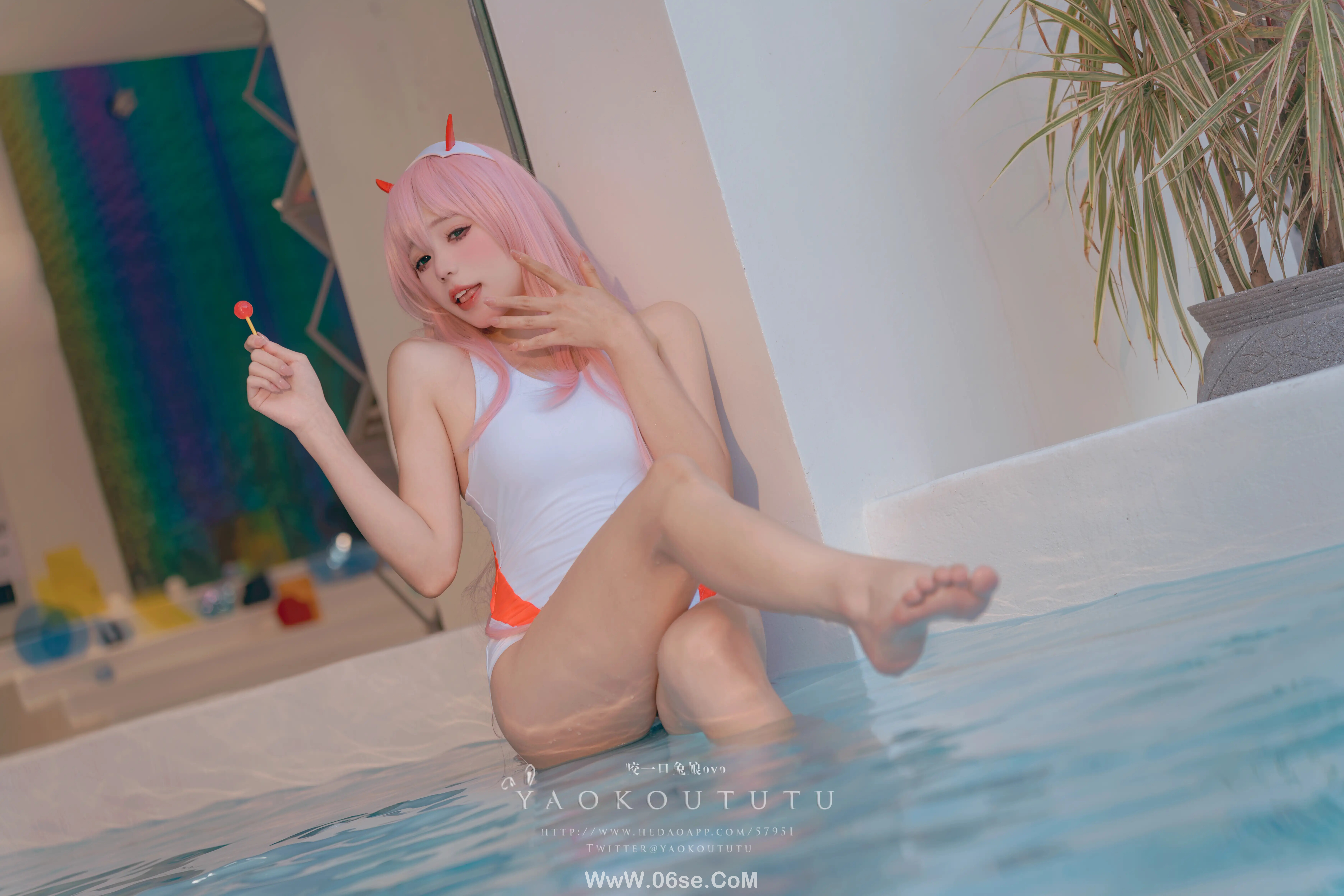 图片[21]-咬一口兔娘 泳装-六色网