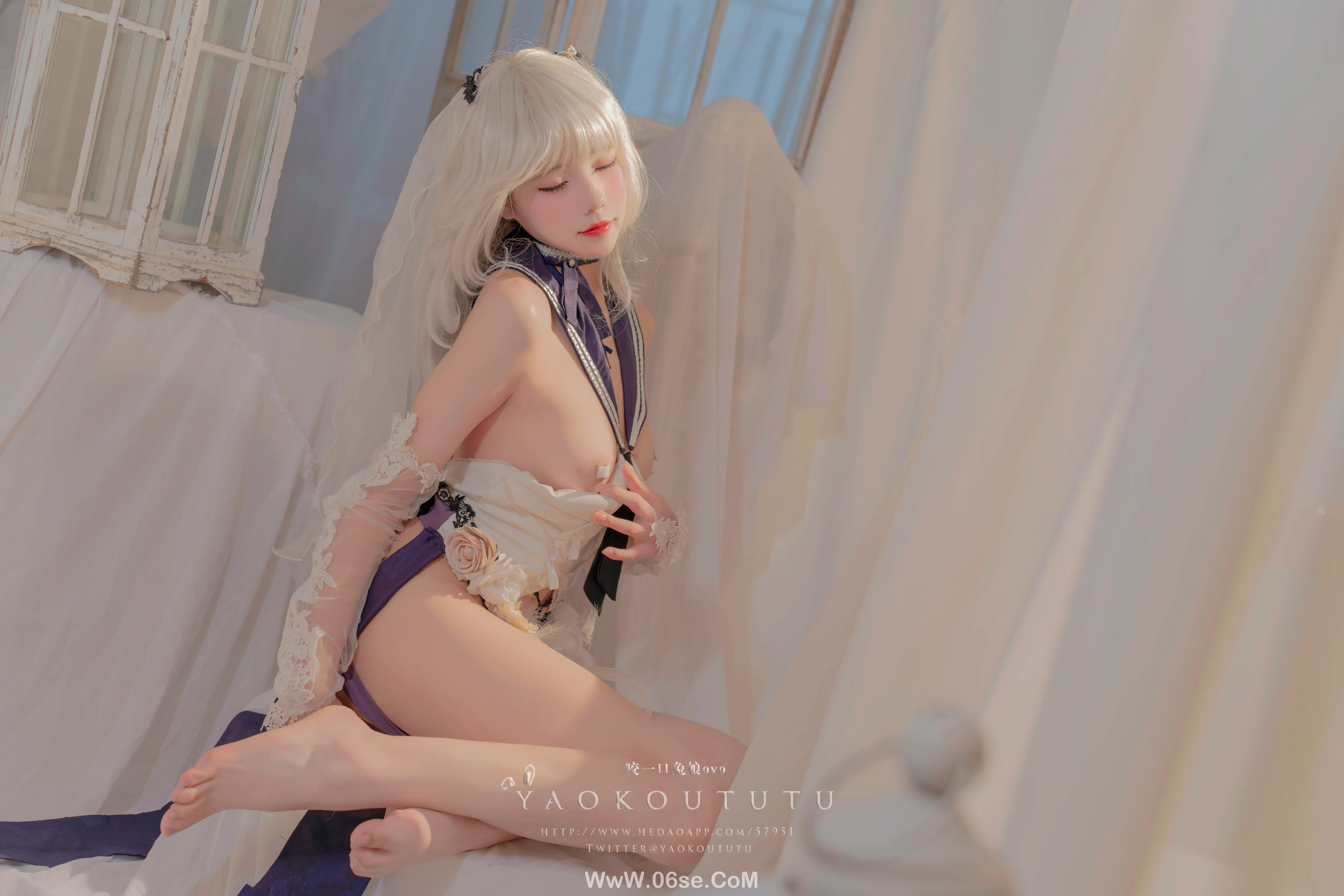 图片[54]-咬一口兔娘 梳妆的大小姐可畏-六色网