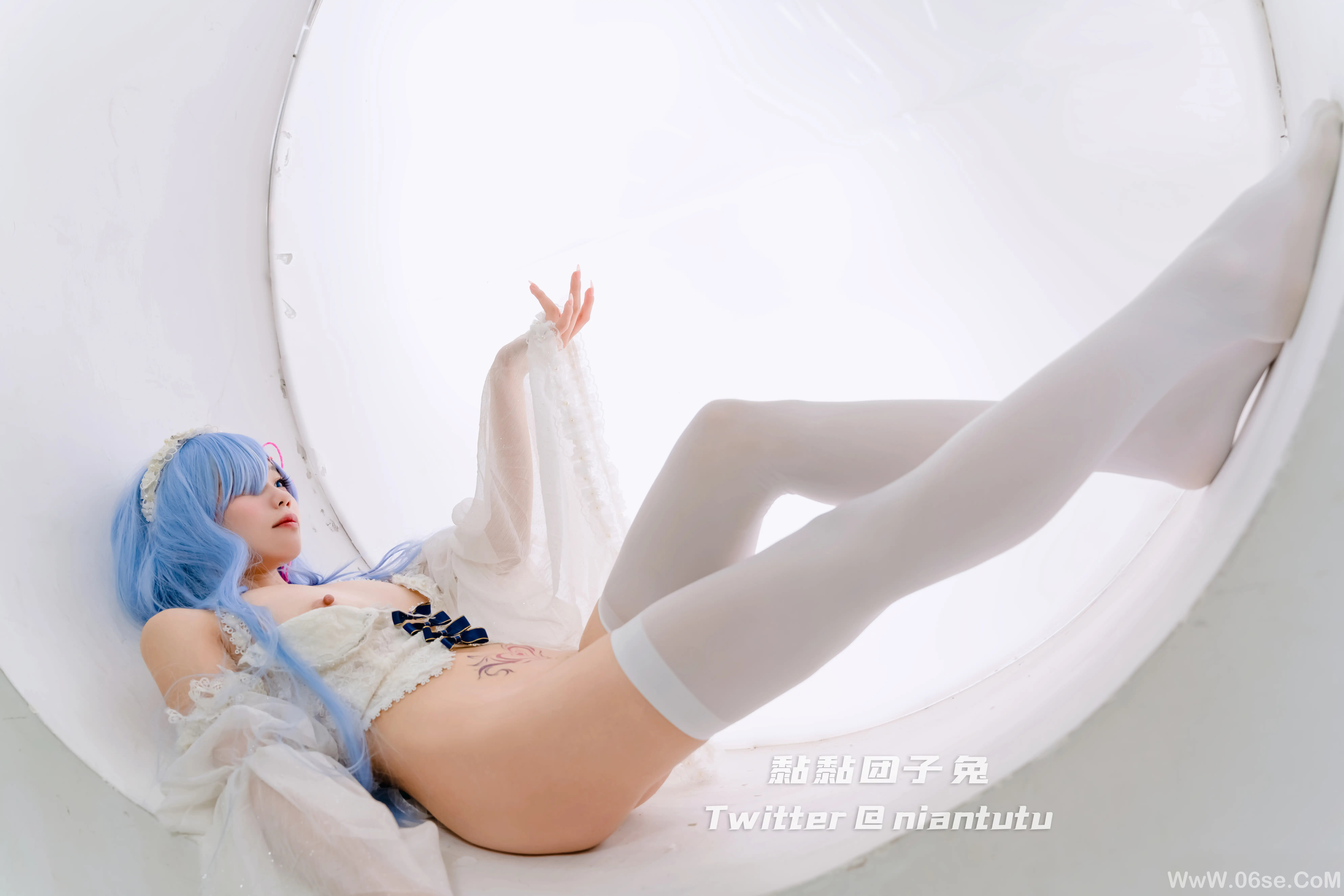图片[39]-咬一口兔娘 t3特典-白丝长发蕾姆-六色网