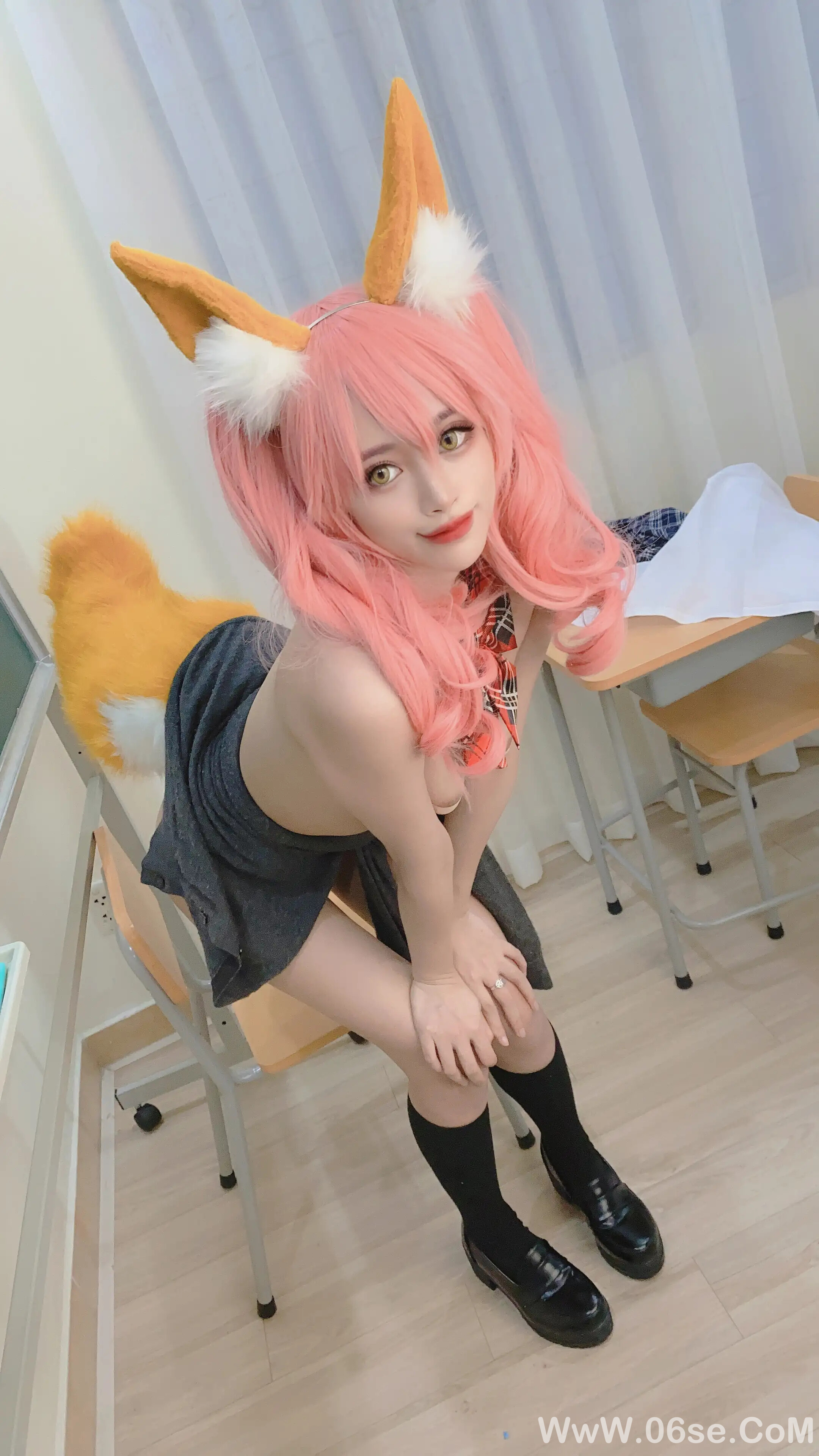 图片[47]-Byoru – School Uniform Tamamo no Mae-六色网