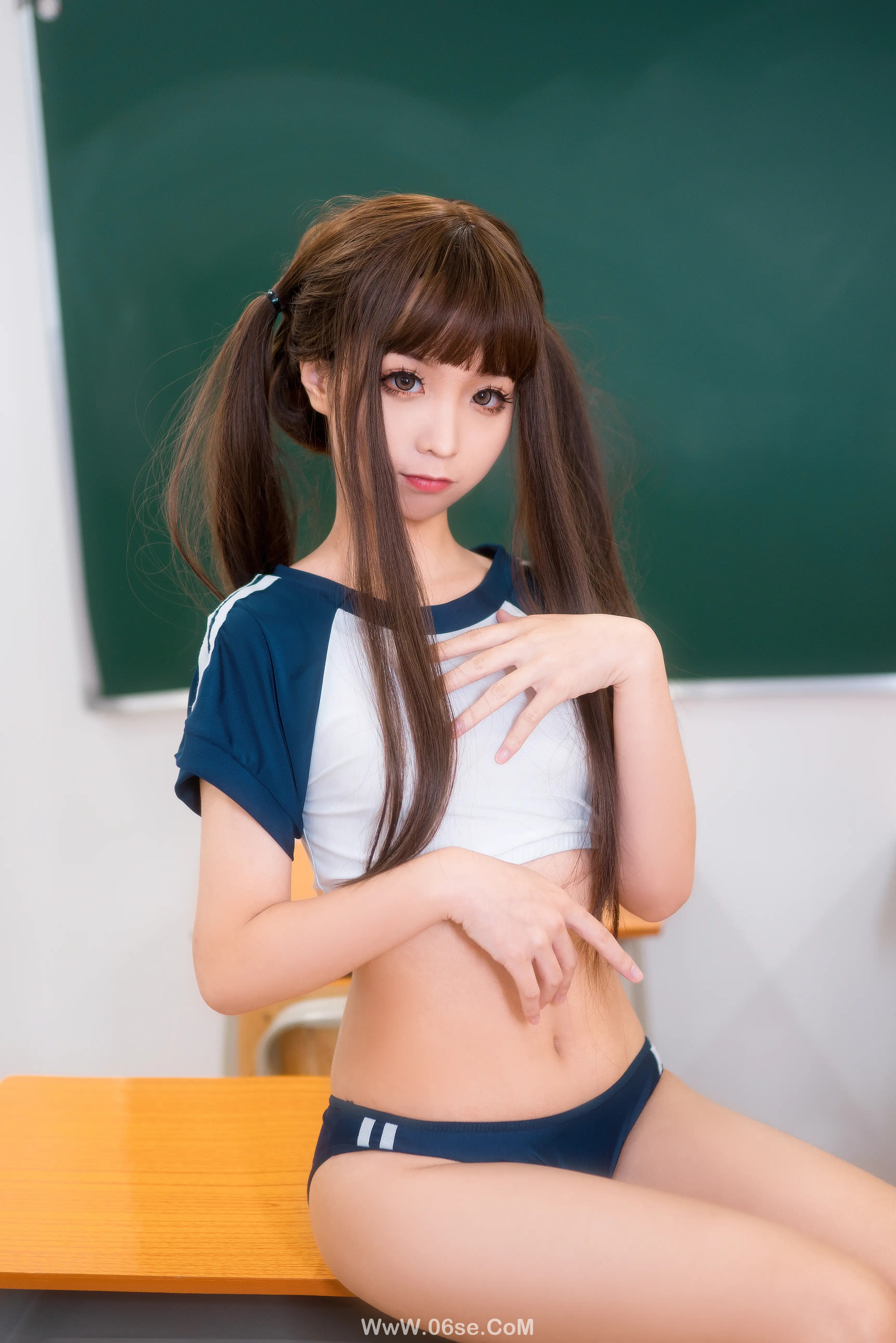 图片[14]-蠢沫沫 – 蓝体操服-六色网