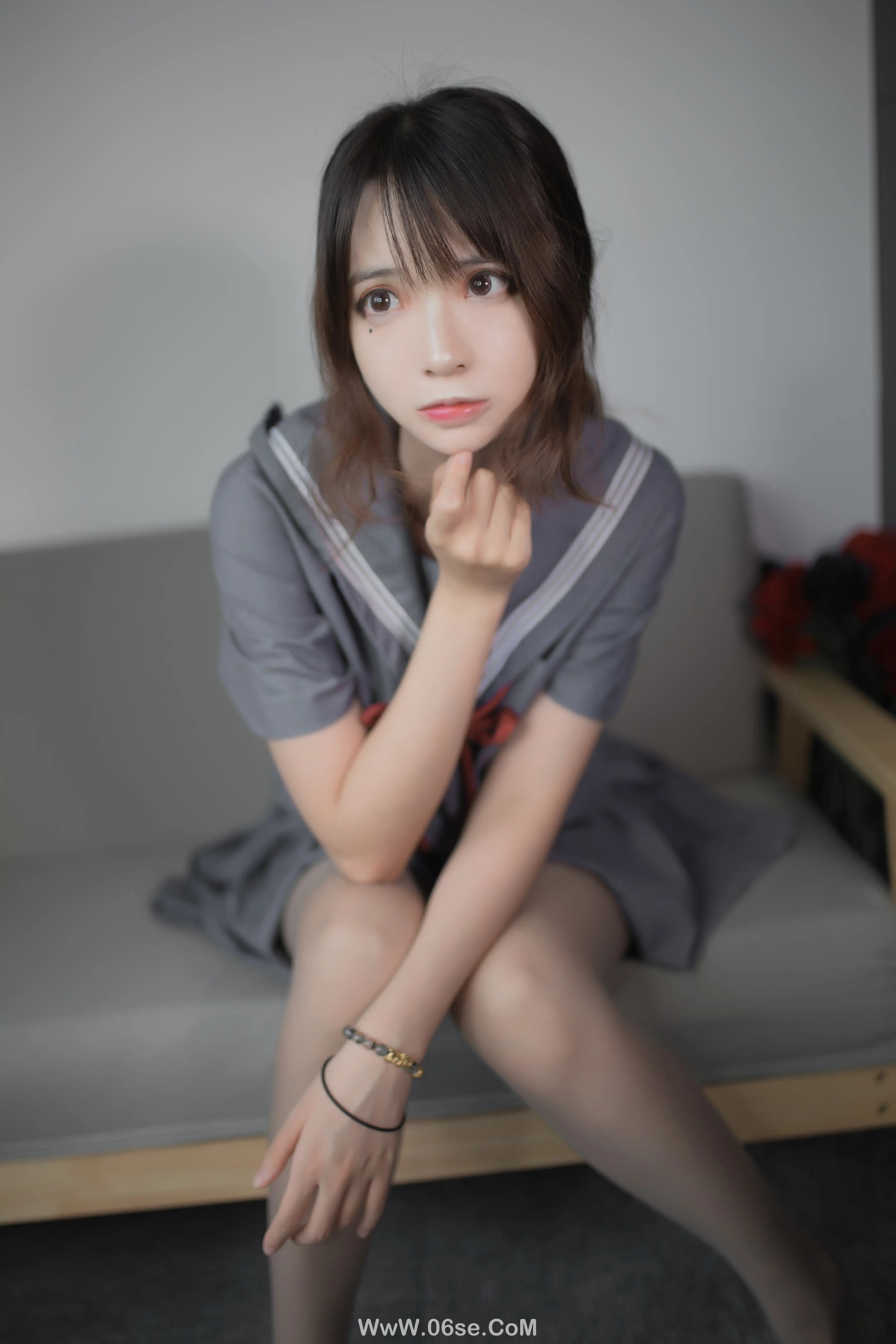 图片[15]-疯猫ss 蓝灰JK-六色网