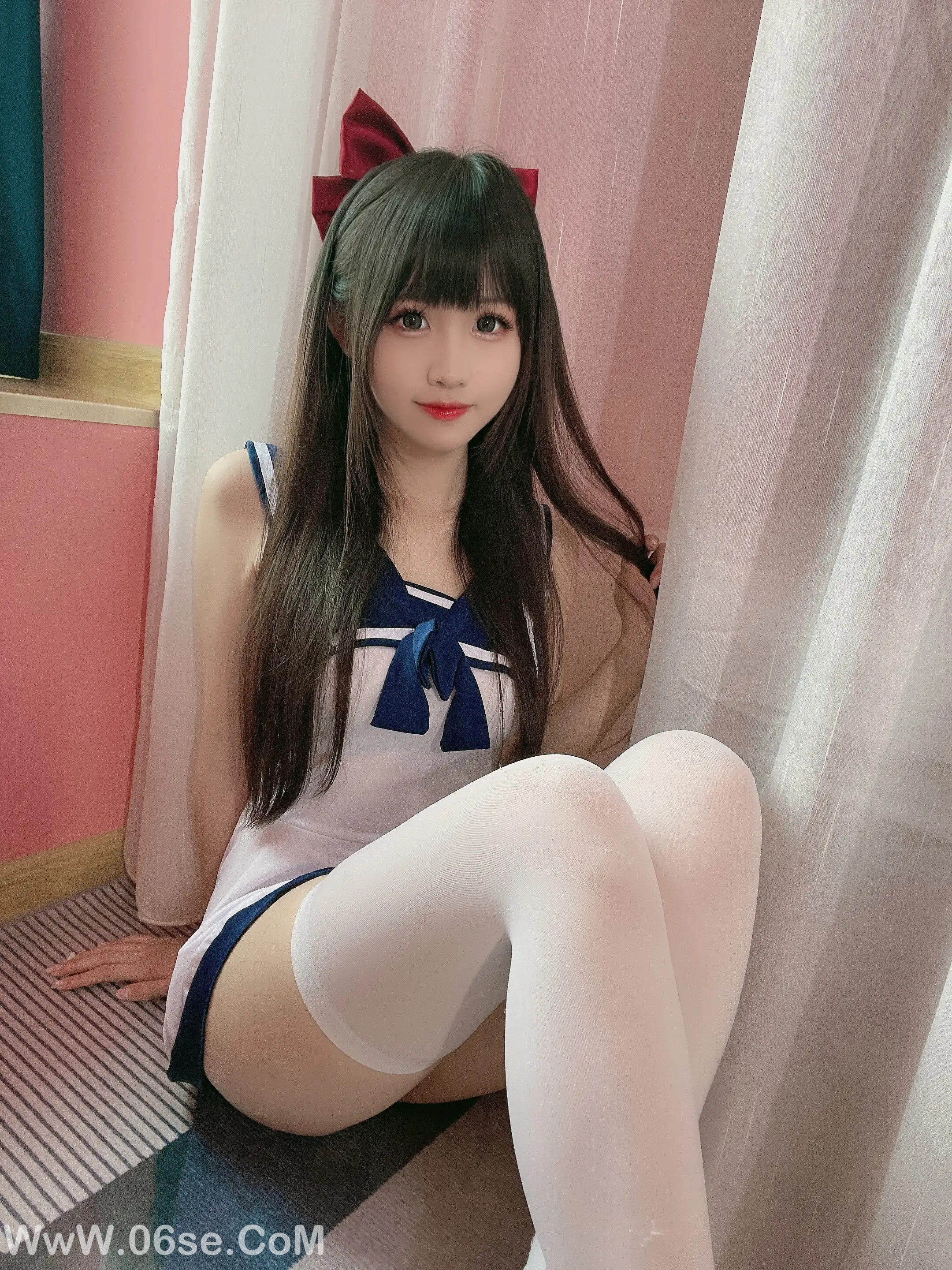 图片[20]-miko酱ww 自拍系列mikoの白丝02-六色网