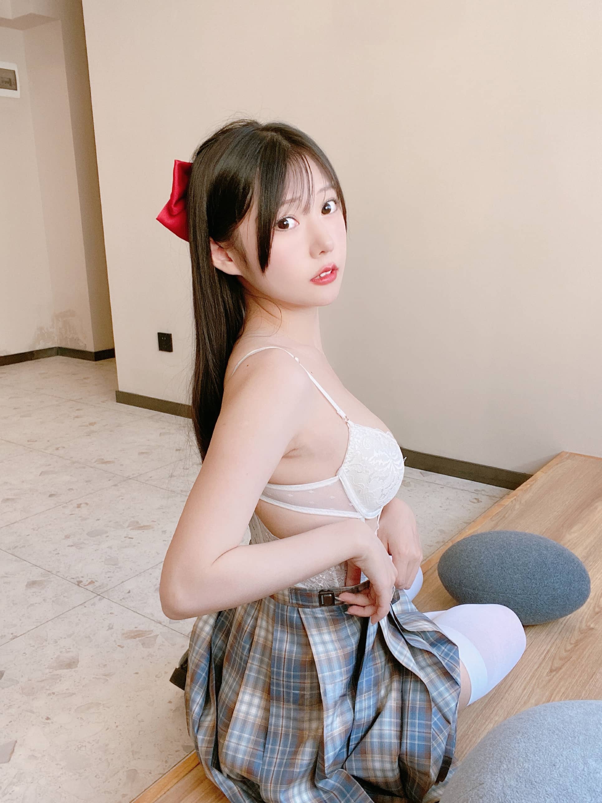 – 大象 JK格子裙 [30P]