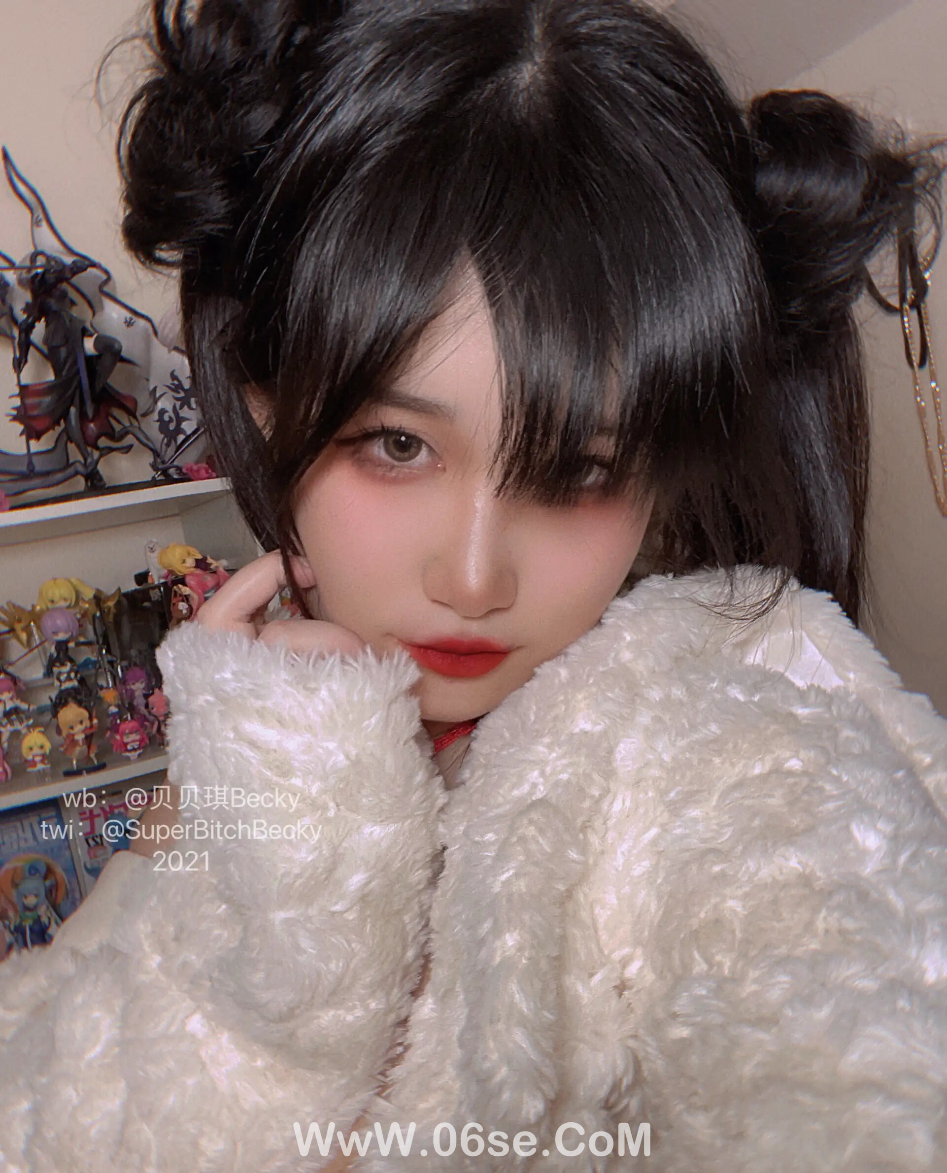 图片[28]-贝贝琪Becky – 对镜黑发辣妹-六色网