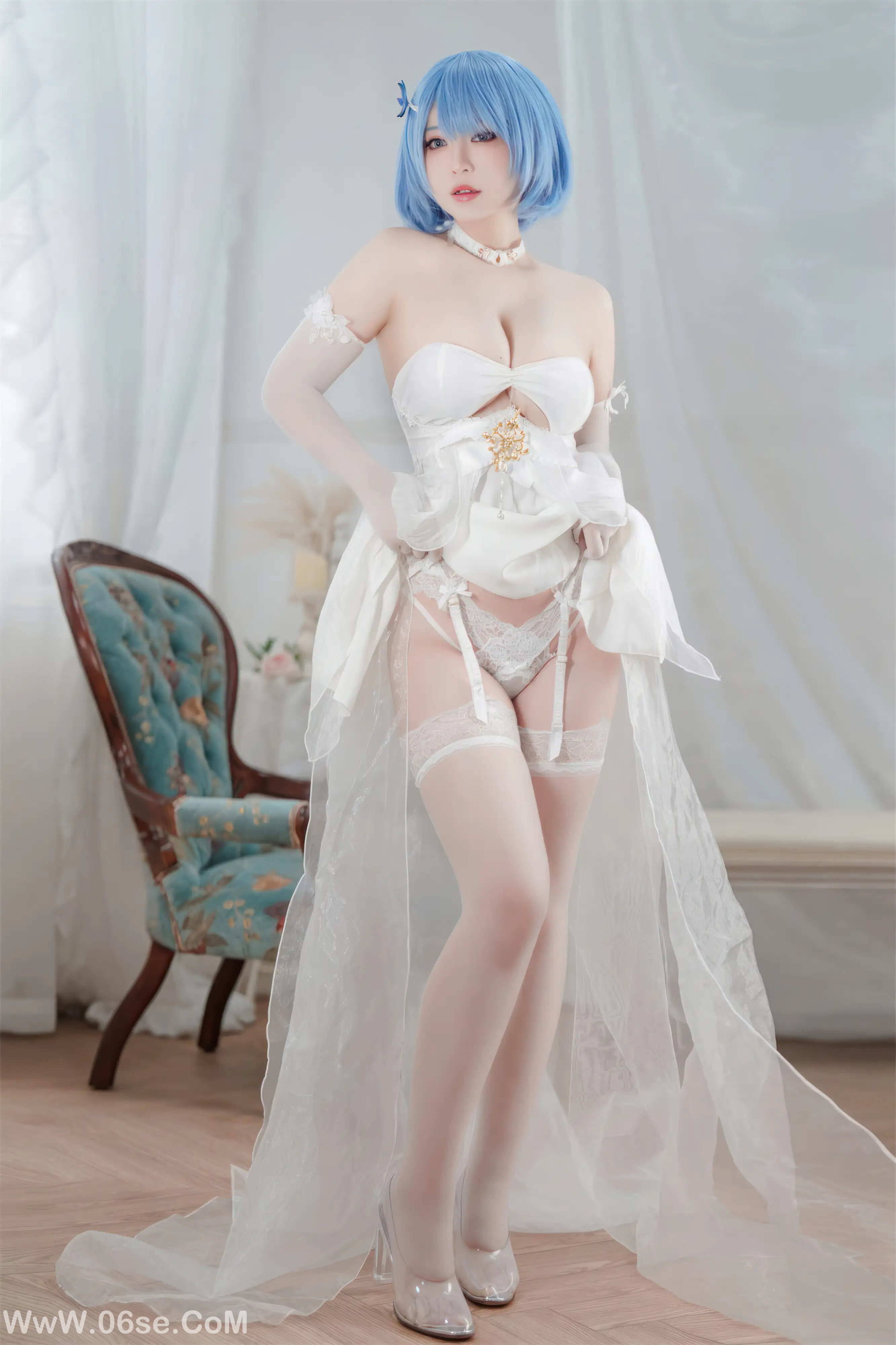 图片[49]-半半子 – 碧蓝航线 恰巴耶夫 白骑兵的旋律礼服-六色网