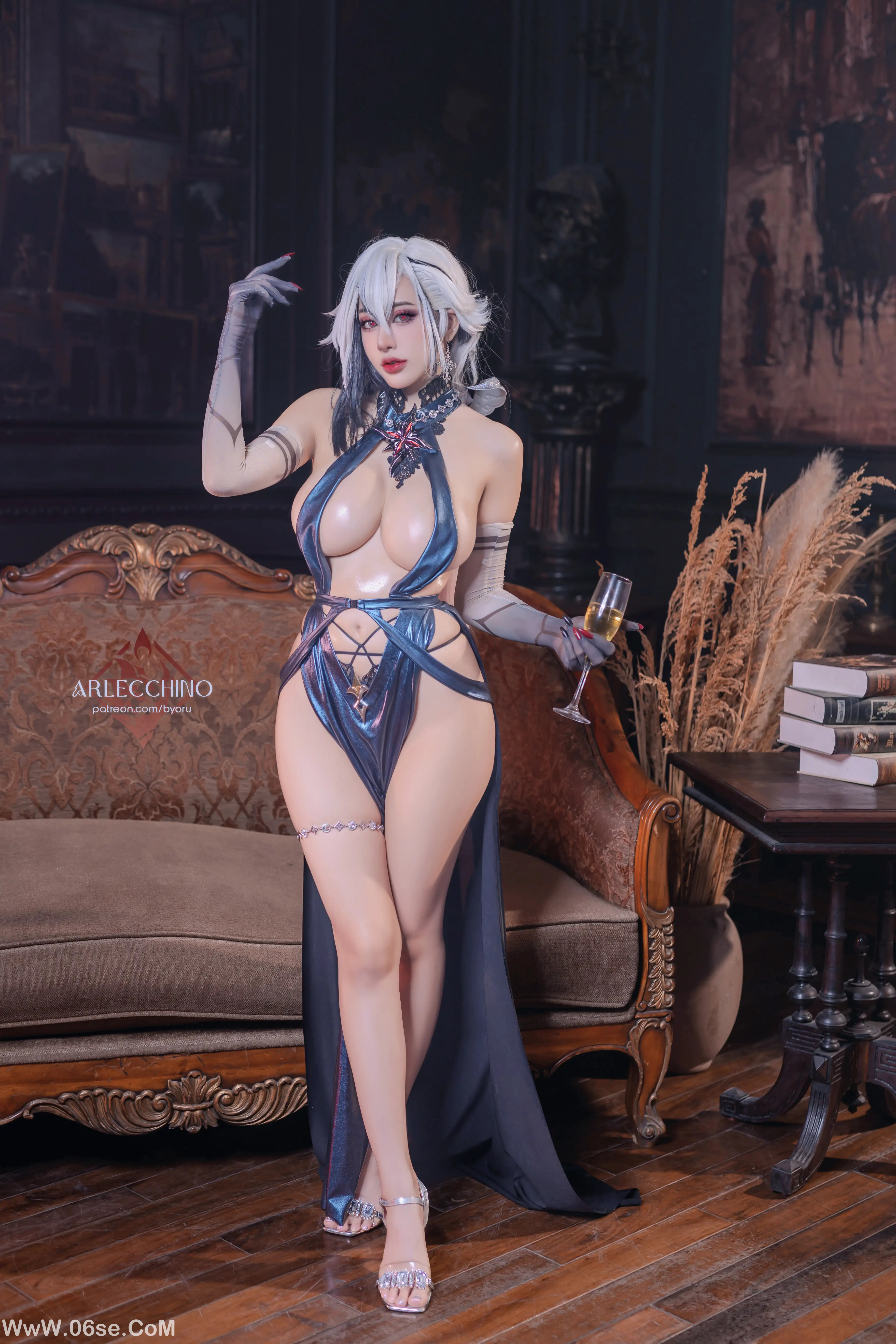 图片[39]-Byoru – Genshin Impact Arlecchino Dress-六色网