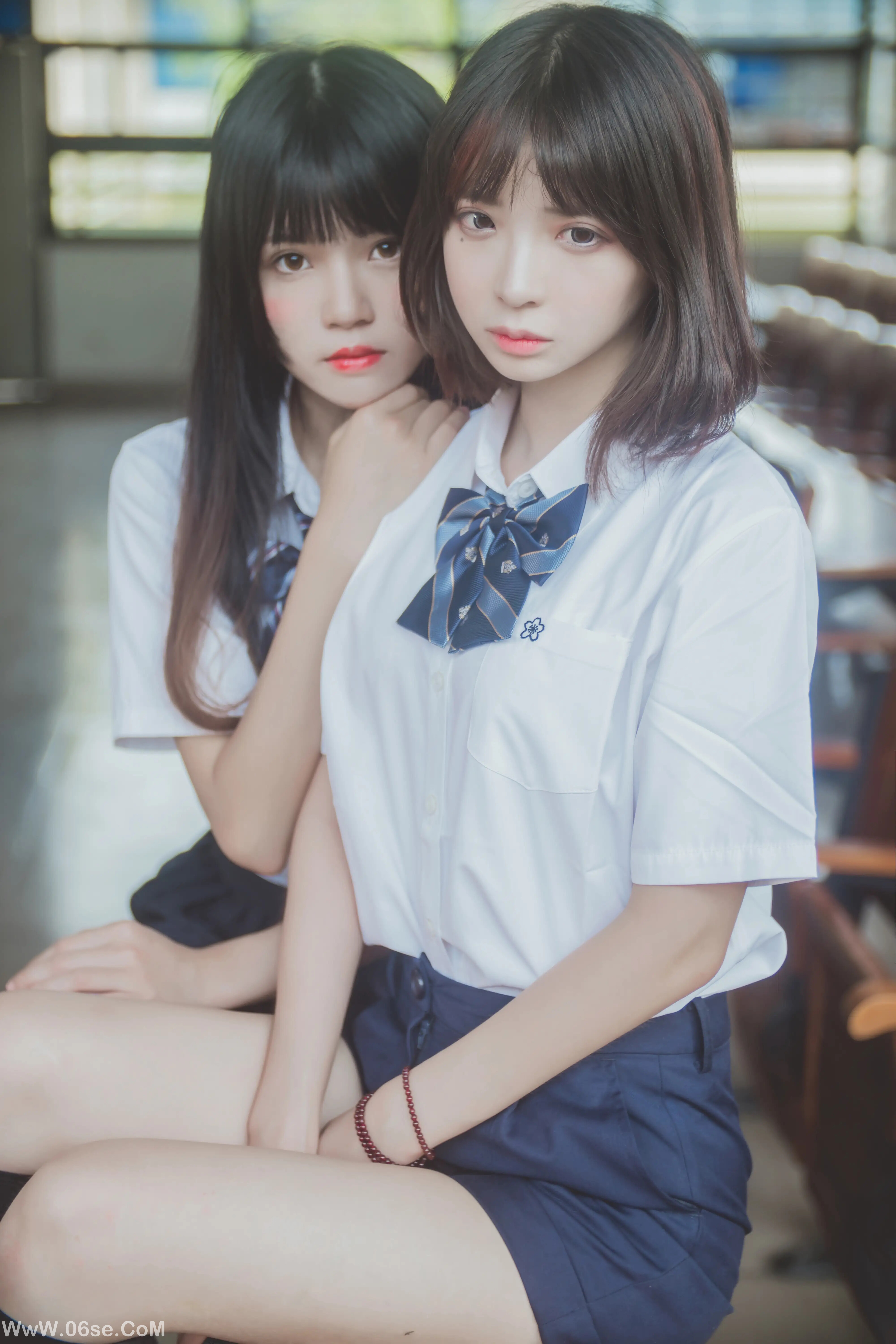 图片[2]-桜桃喵&疯猫ss-JK百合1-六色网