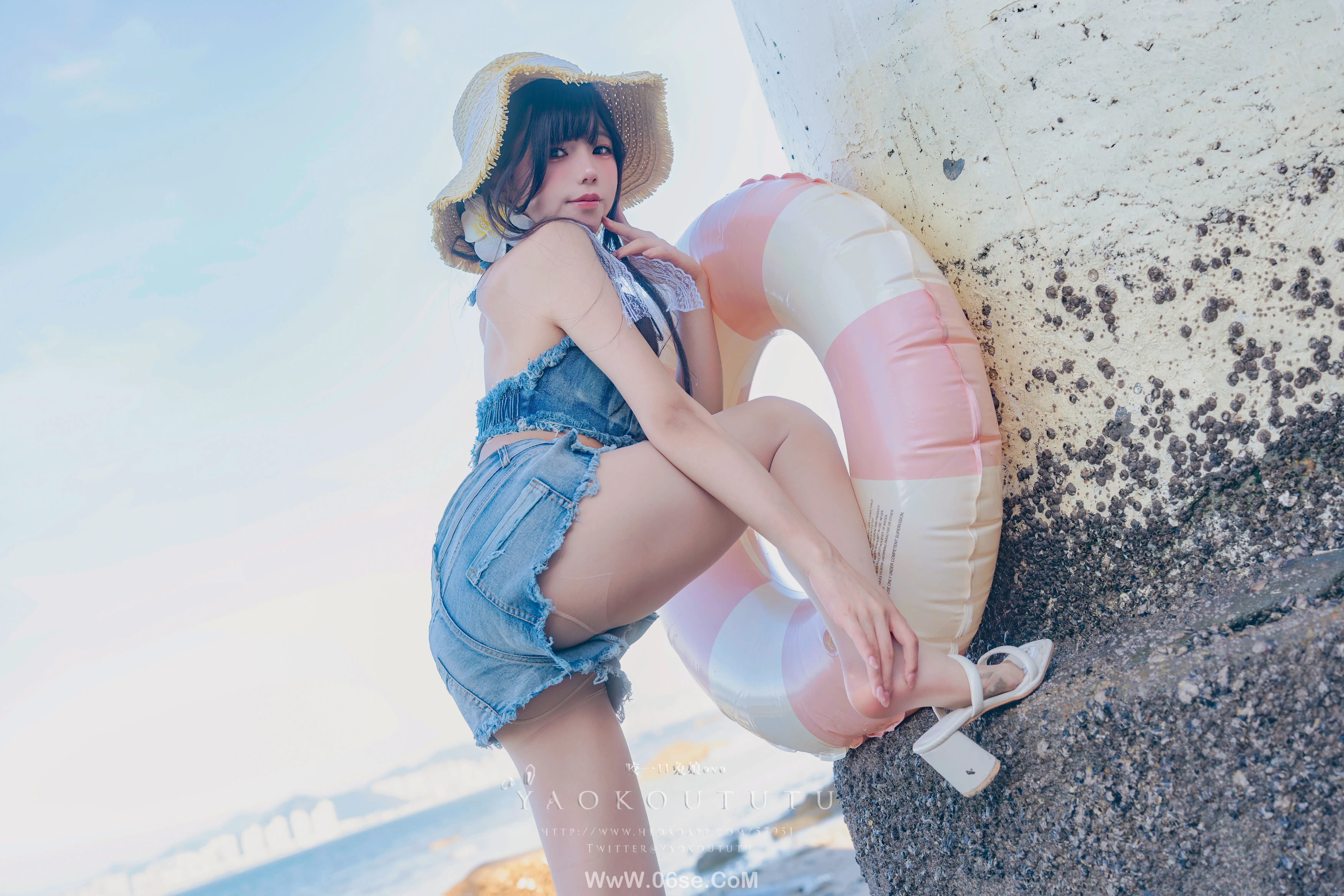 图片[16]-咬一口兔娘 海の夏日-六色网