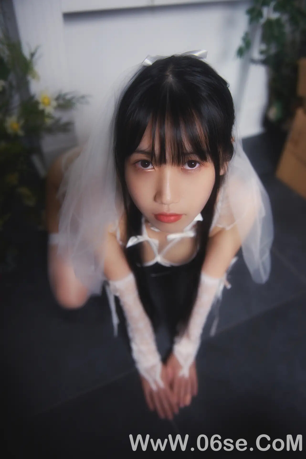 图片[15]-不呆猫 – 白色情趣婚纱-六色网