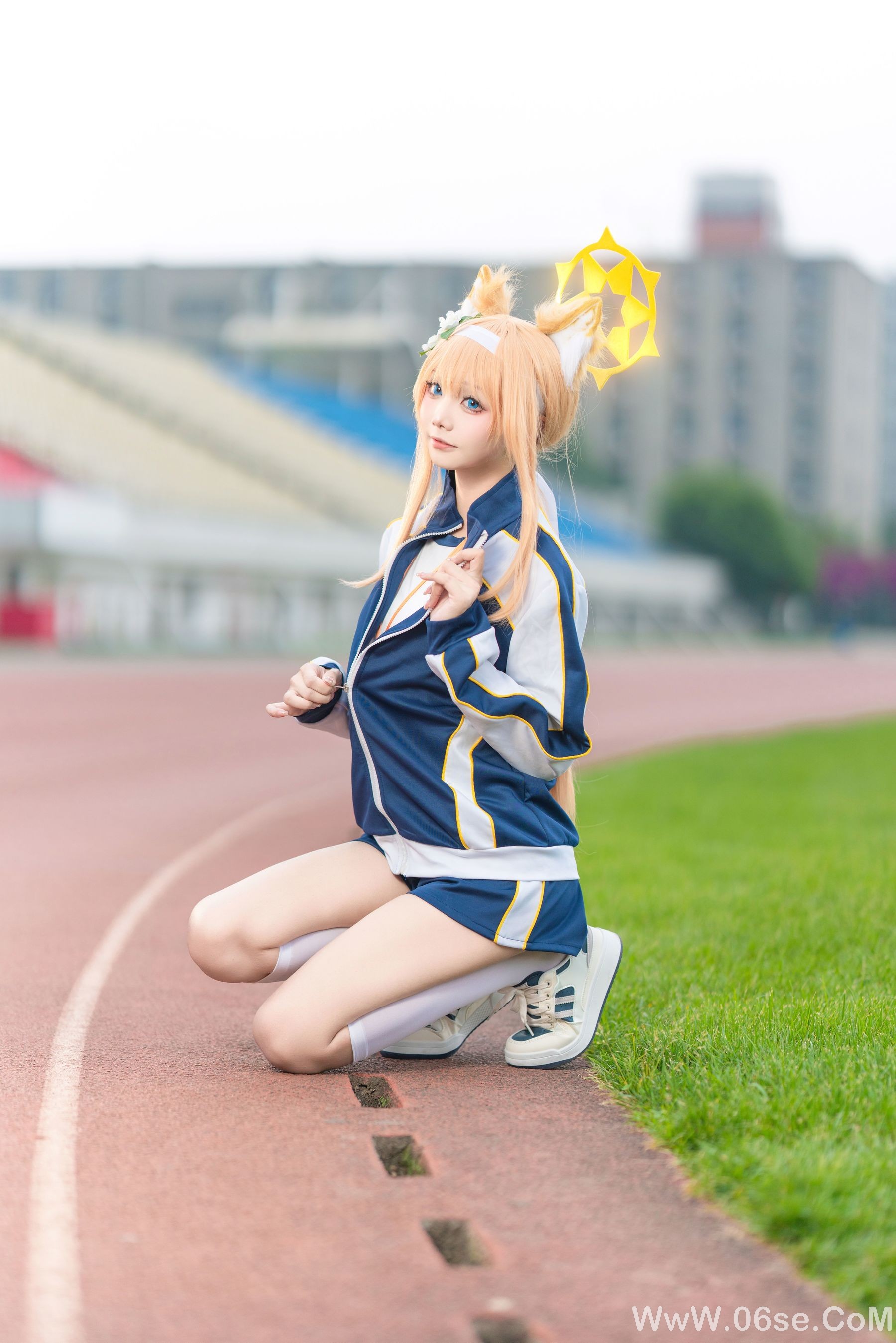 艾西aiwest - 碧蓝档案 伊落玛丽 体操服 [44P]-六色网