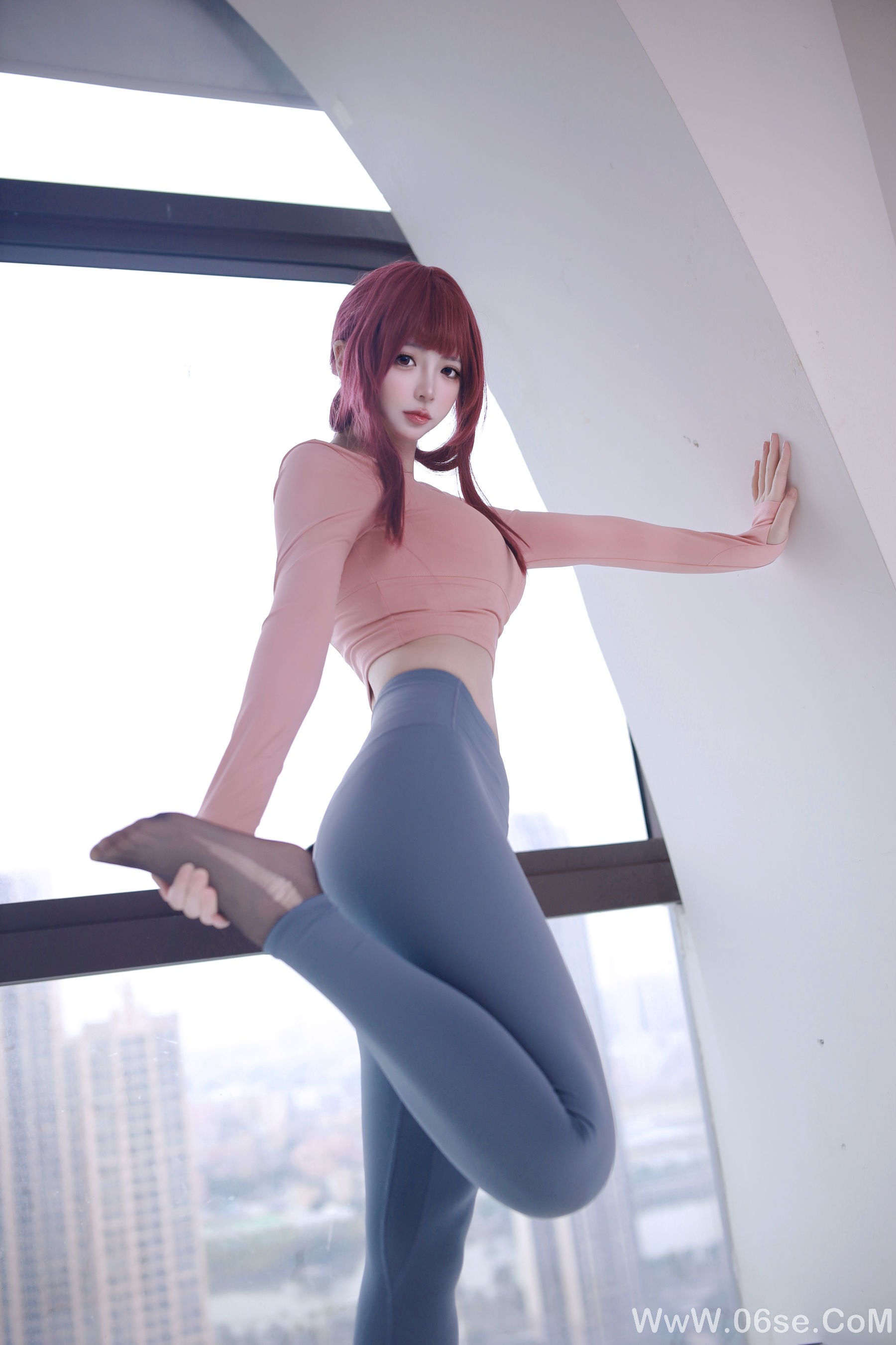 图片[52]-疯猫ss – 瑜伽服 卡芙卡 [58P]-六色网