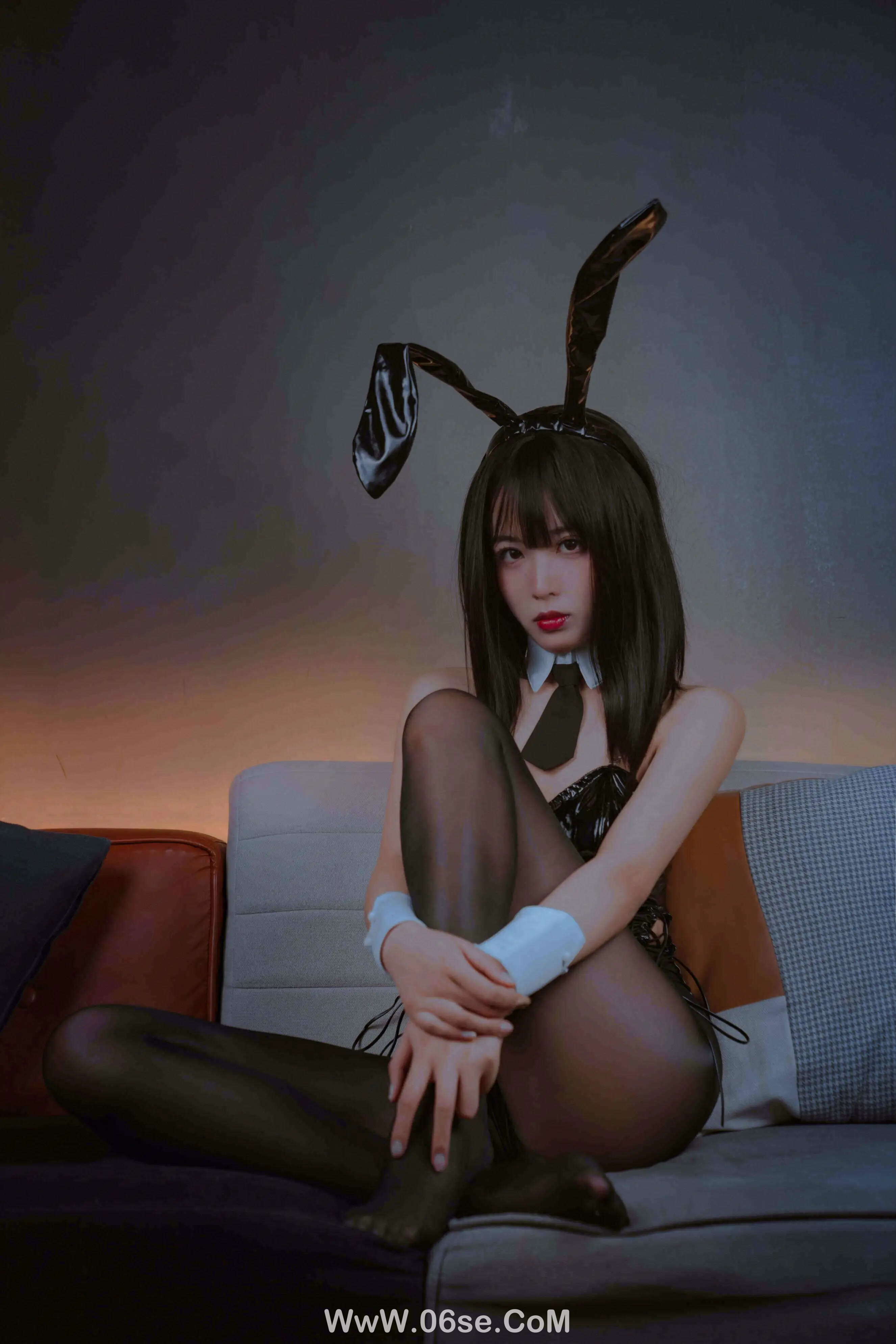 图片[23]-轩萧学姐 中秋 兔女郎-六色网