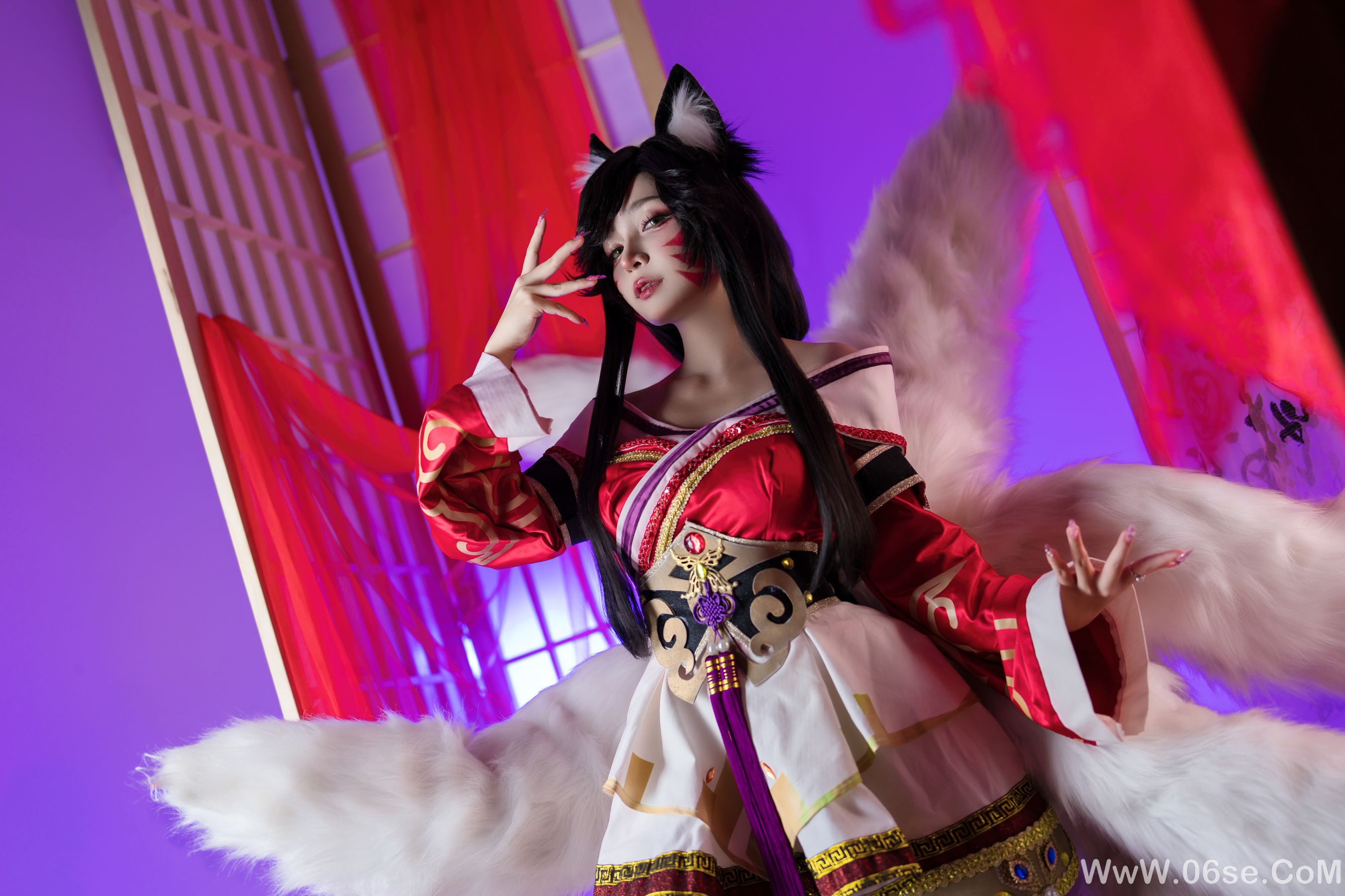 图片[6]-Umeko J – cosplay Ahri League of Legends [85P]-六色网
