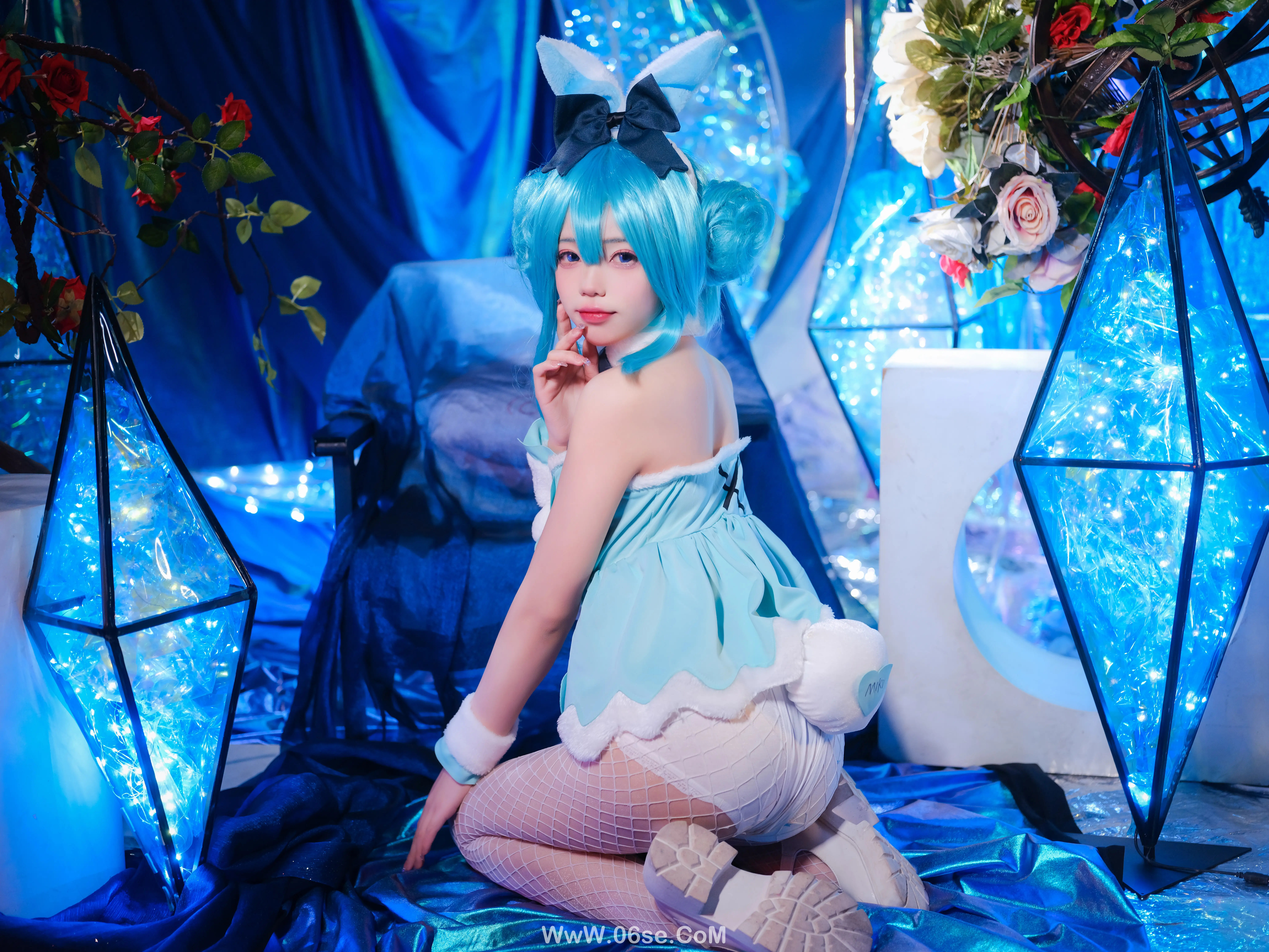 图片[3]-咬一口兔娘 miku初音未来兔女郎-六色网