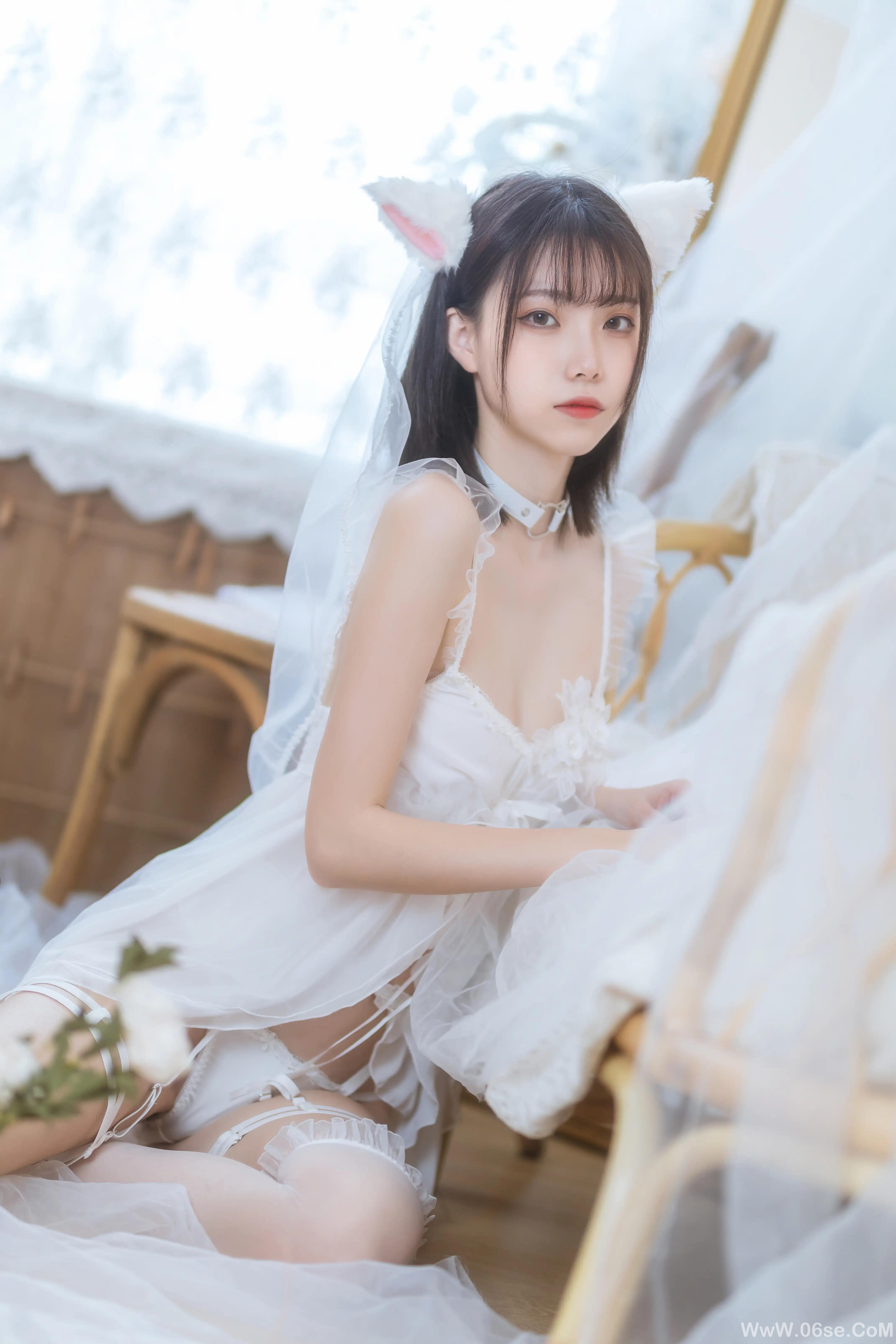 图片[19]-许岚LAN 少女白色裙-六色网