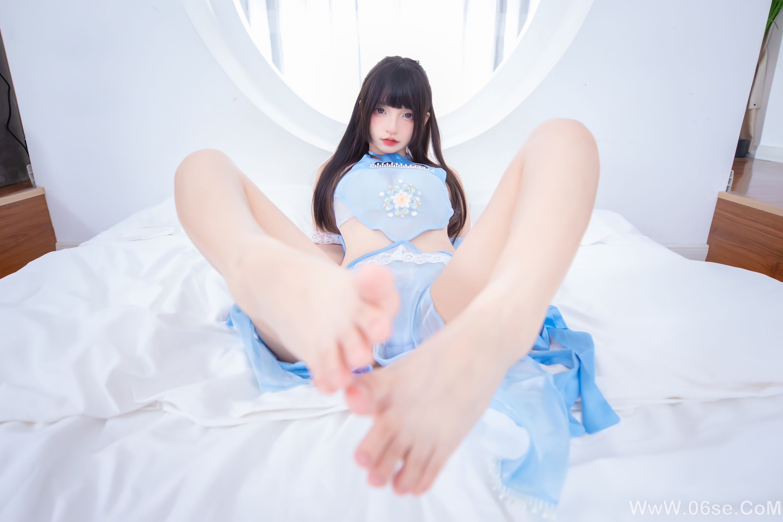 图片[58]-萝莉 神楽坂真冬 之趾间飞行 [75P]-六色网