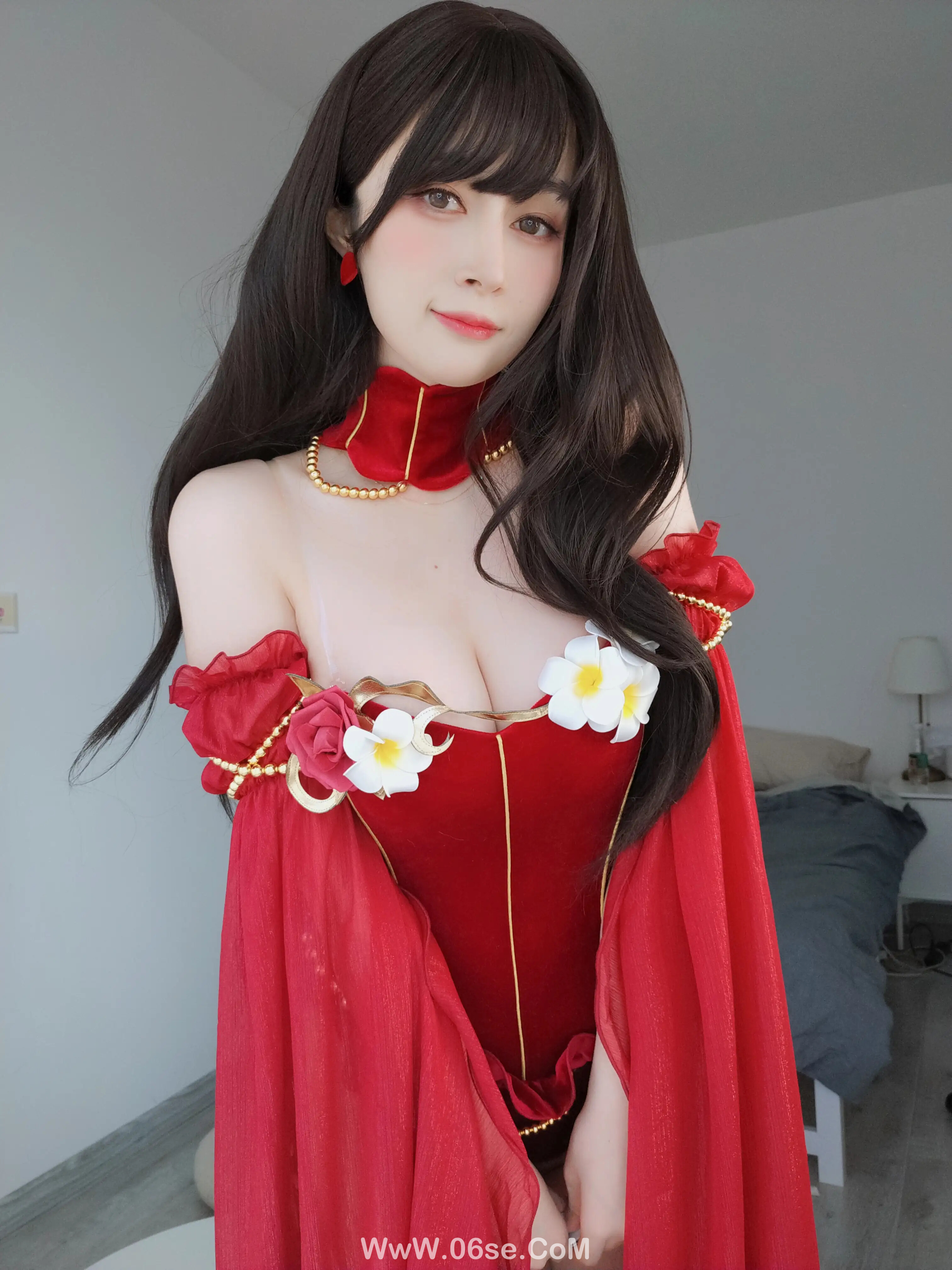 图片[8]-白银81 – 赤いドレス-六色网