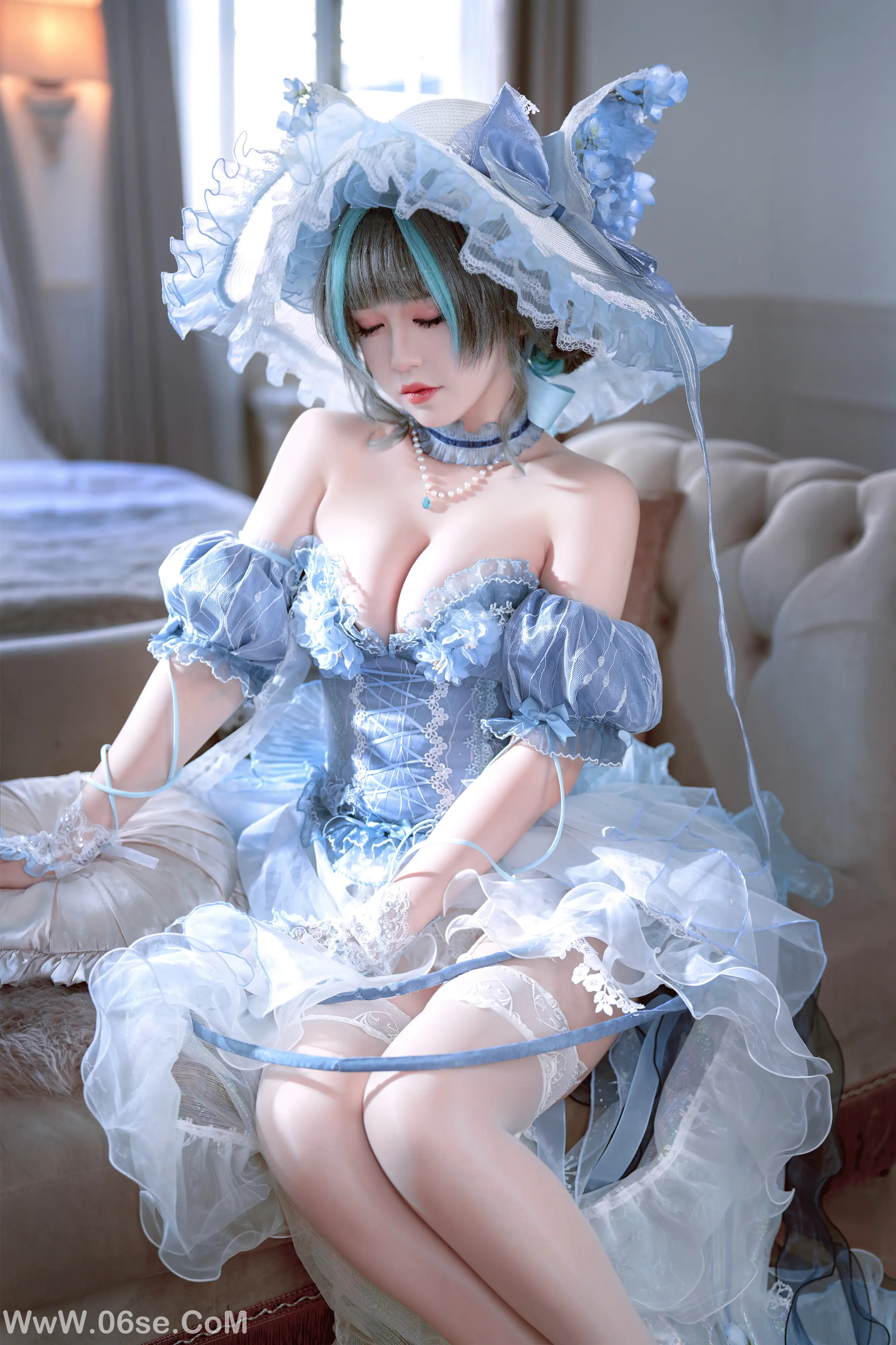 图片[5]-半半子 – 碧蓝航线 柴郡 废稿礼服-六色网