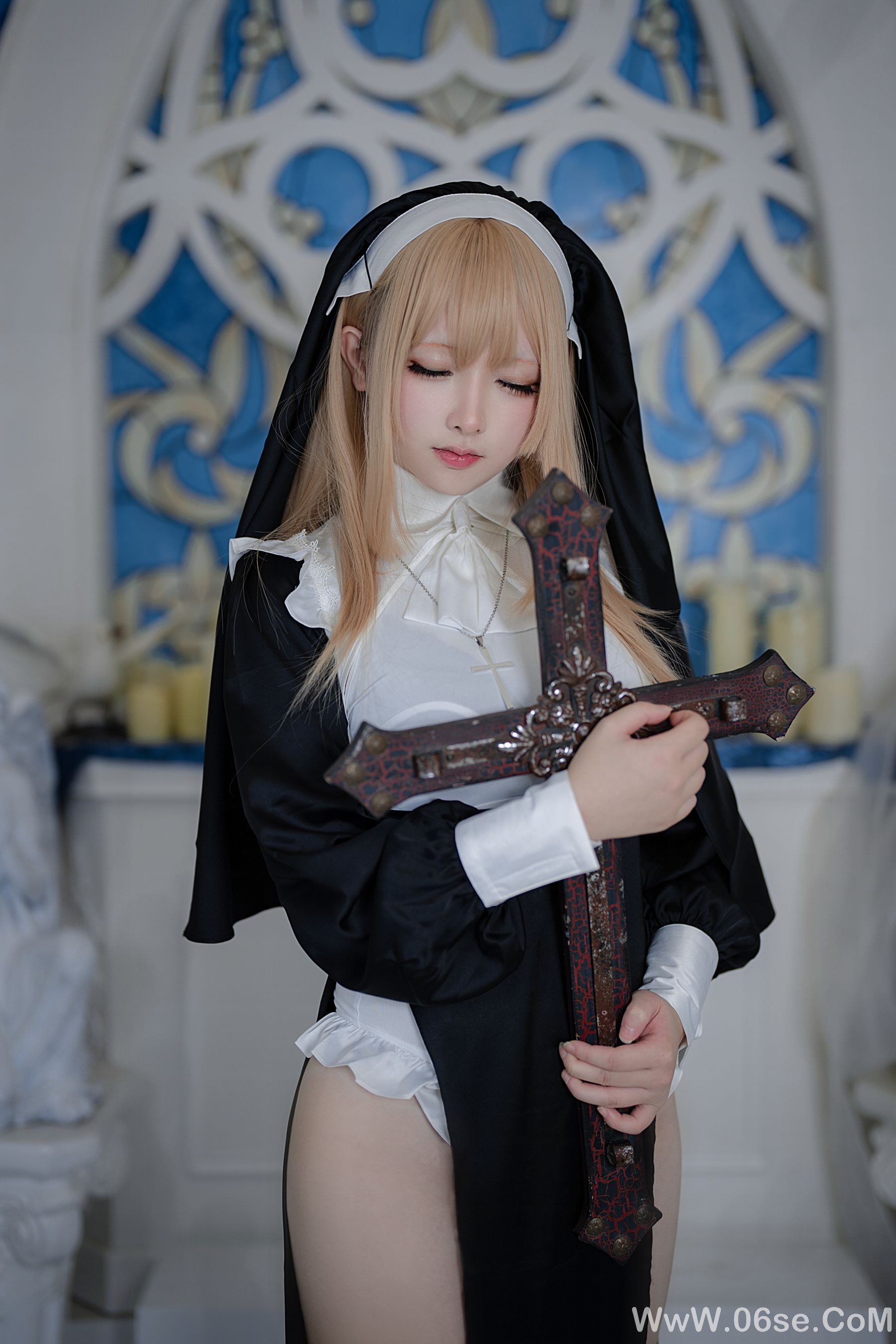 图片[10]-樱梨梨 – 修女 [35P]-六色网