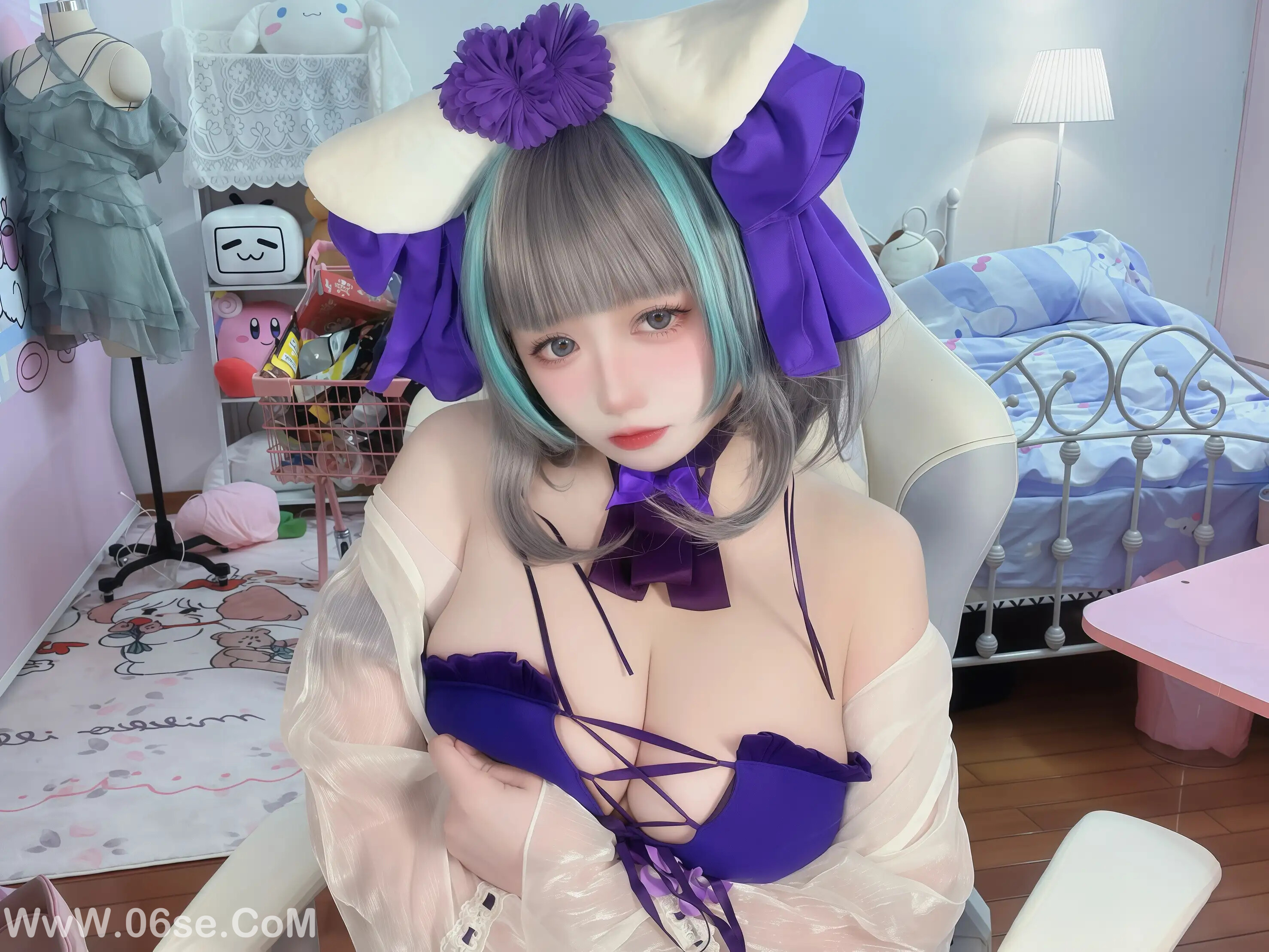 图片[54]-贞子蜜桃 碧蓝航线 柴郡泳装-六色网