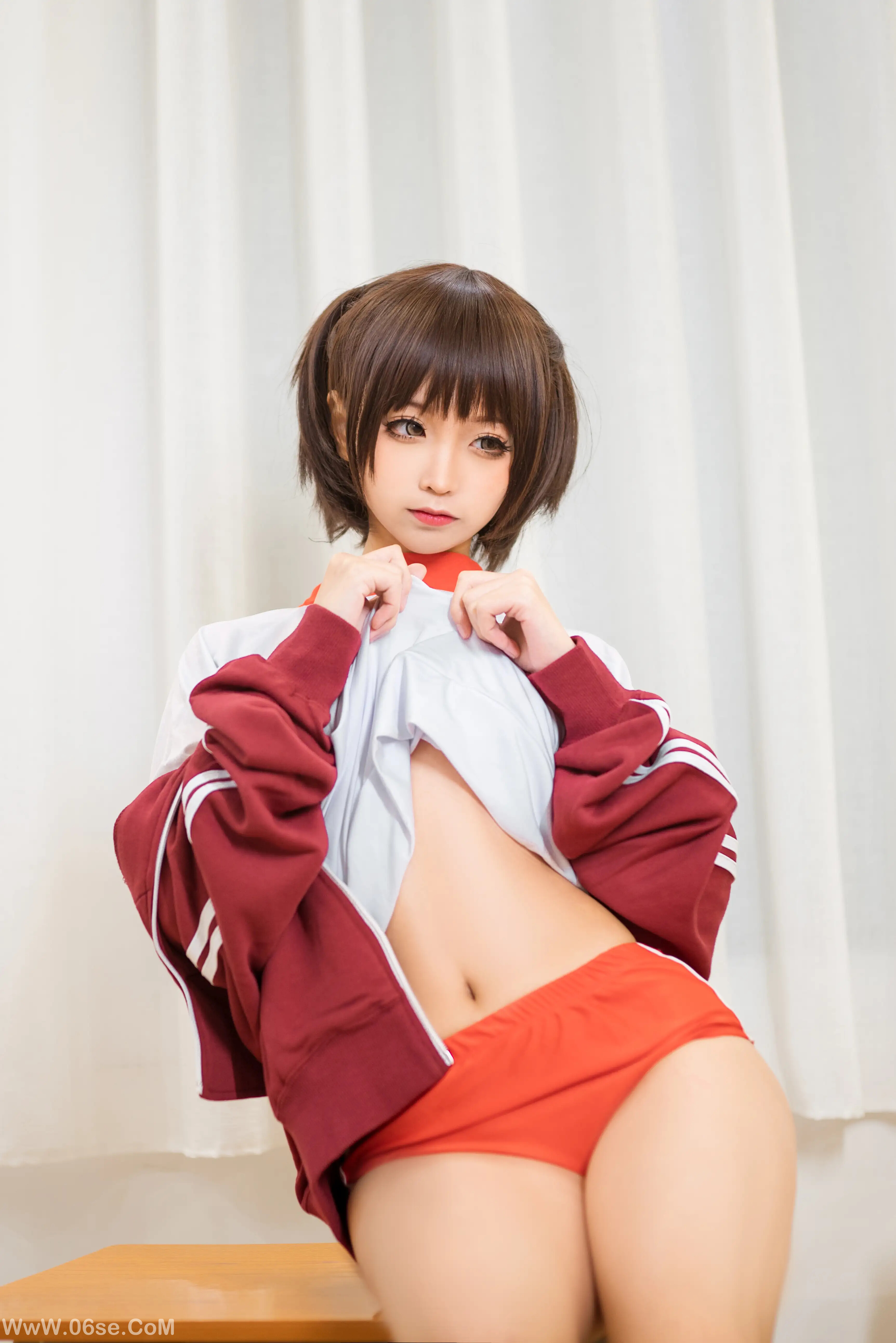 图片[23]-蠢沫沫 – 体操服红-六色网