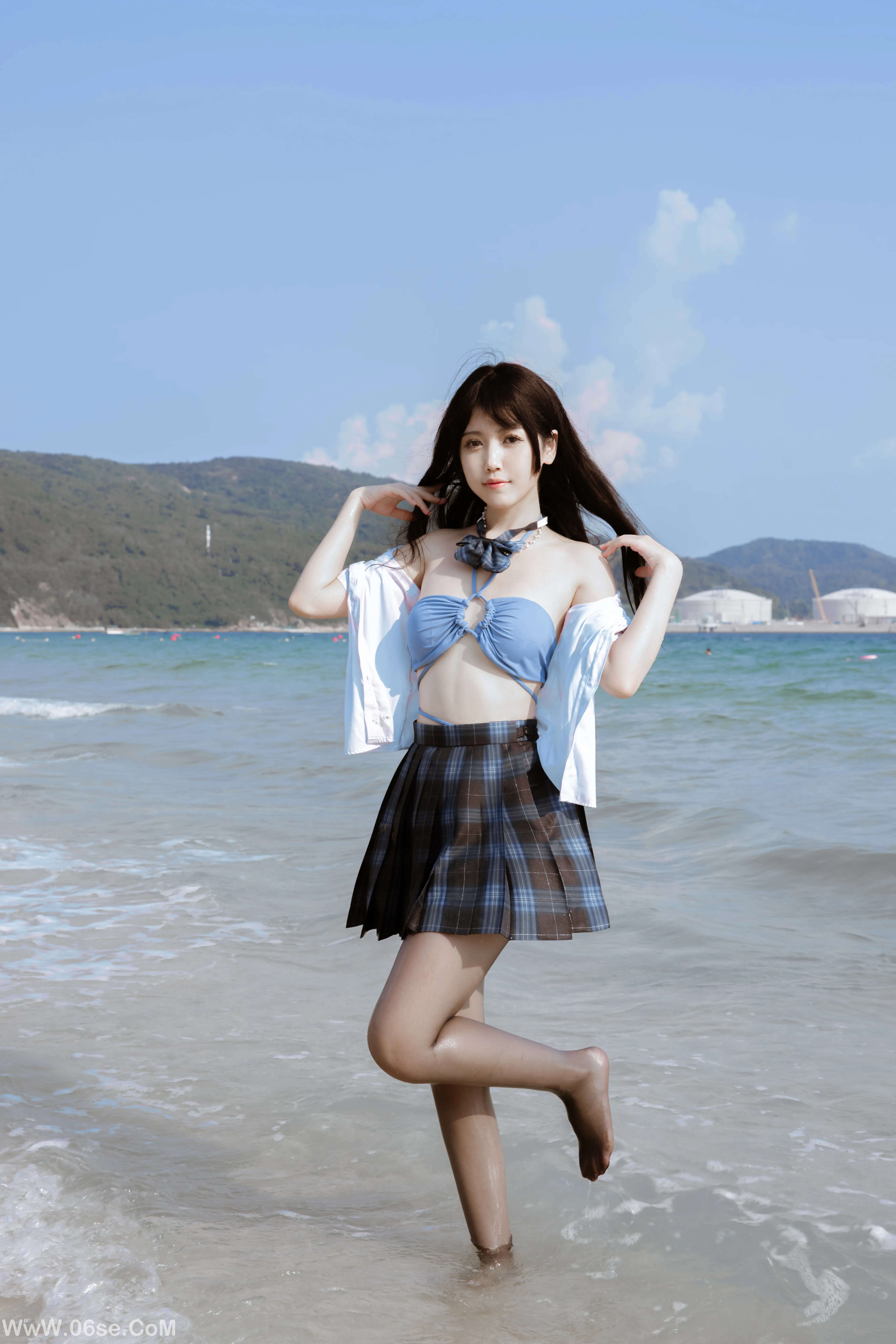 图片[48]-不呆猫 – 泳衣JK学妹-六色网