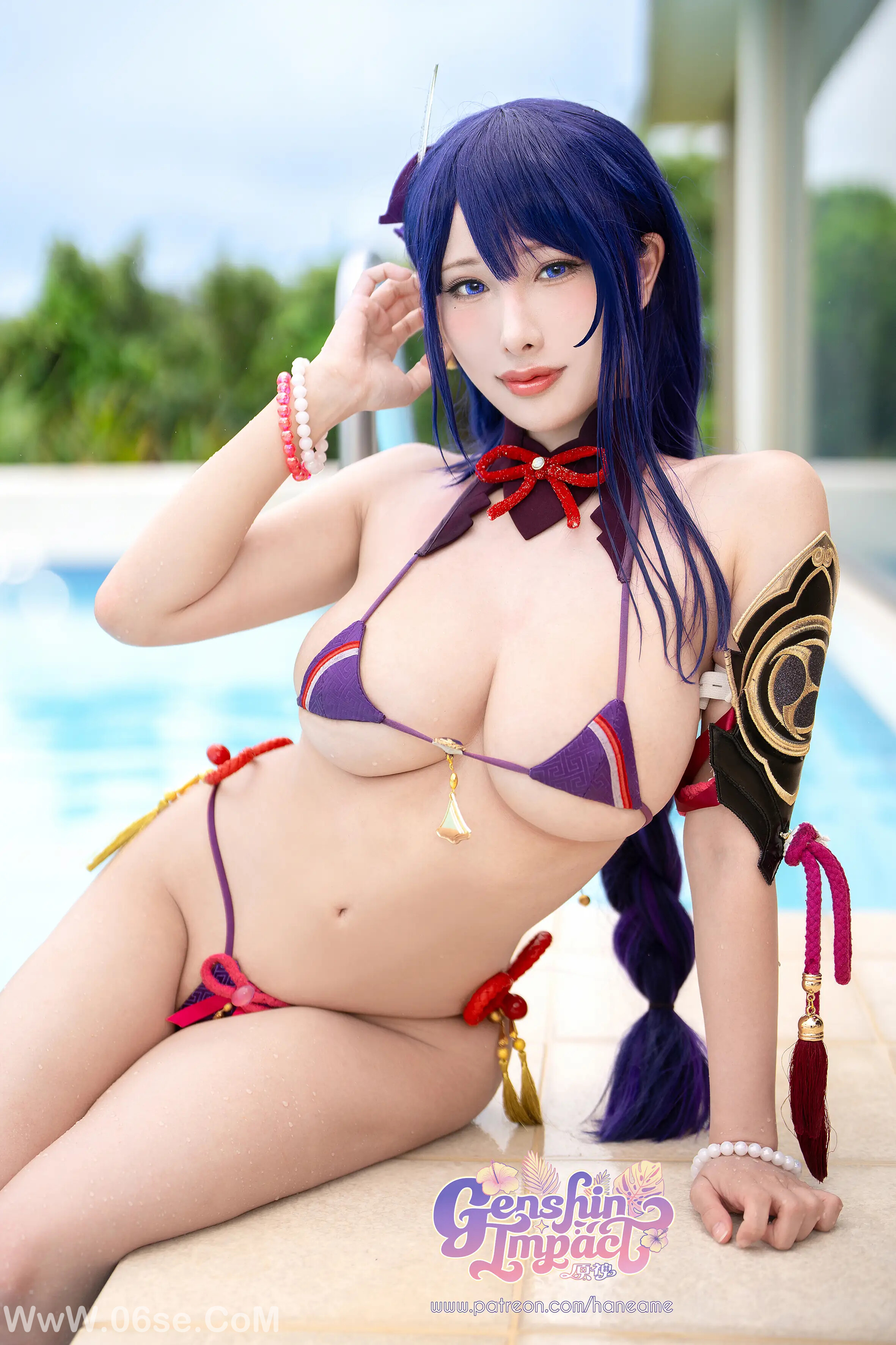 图片[15]-雨波_HaneAme – 原神 雷电将军写真书-六色网