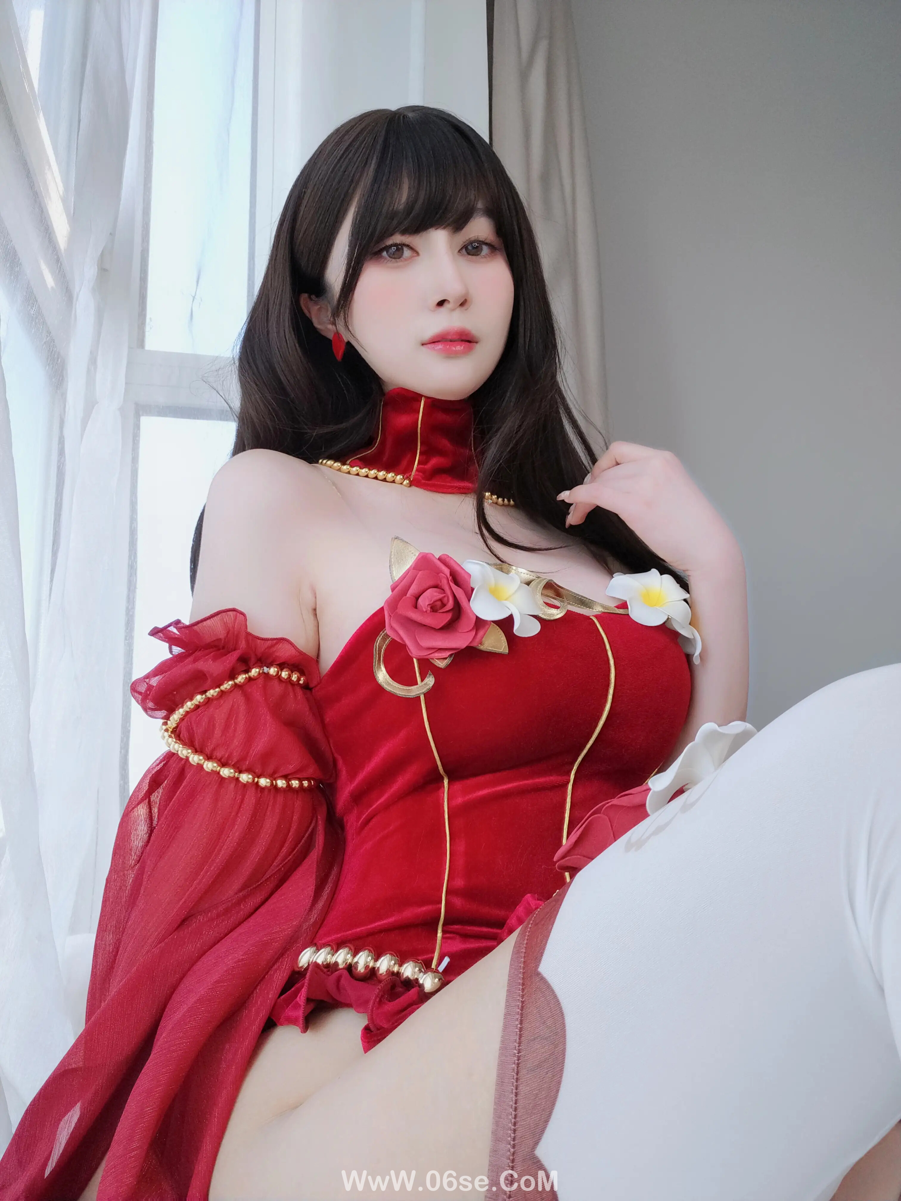 图片[25]-白银81 – 赤いドレス-六色网