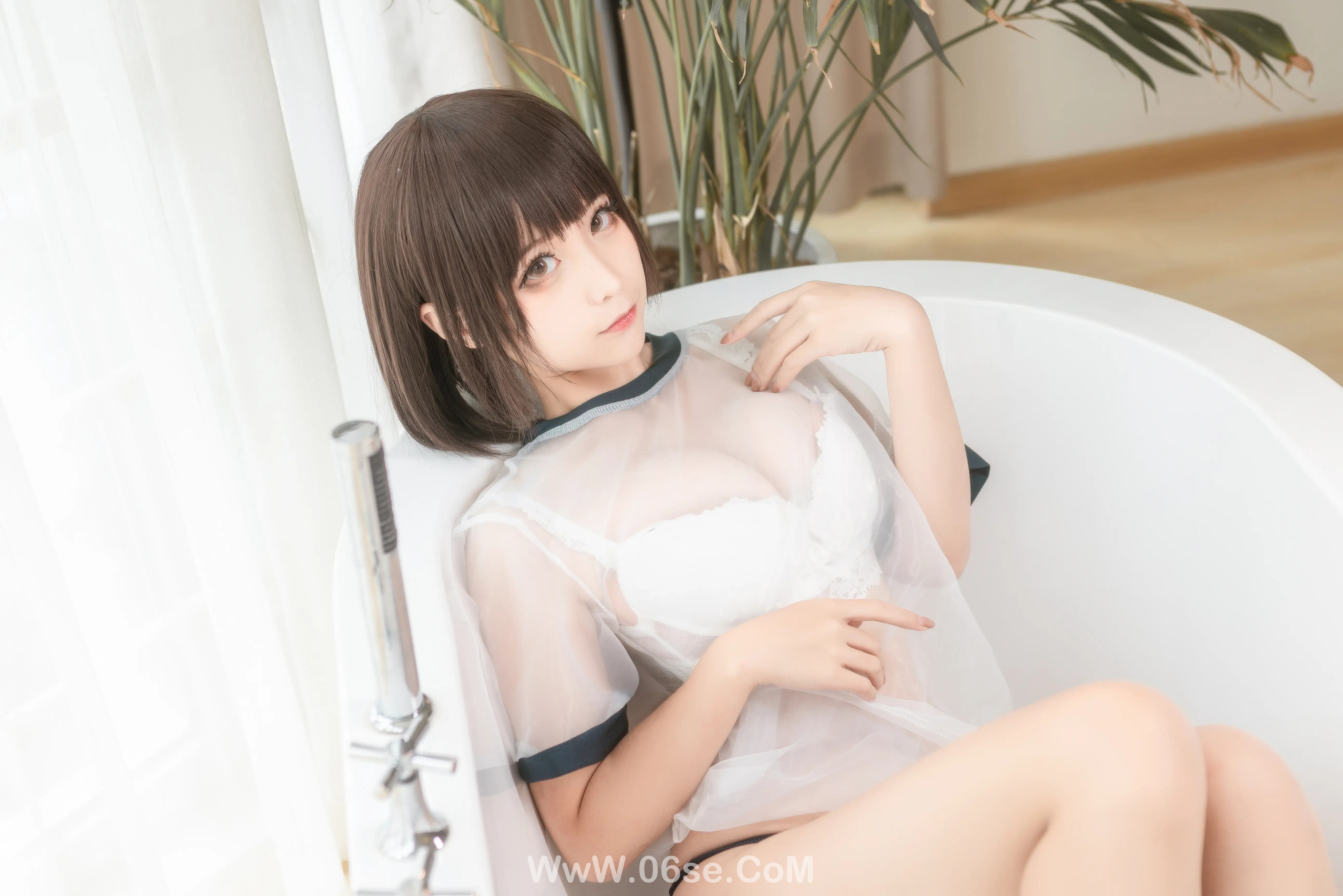 图片[9]-蠢沫沫 – 透明体操服-六色网