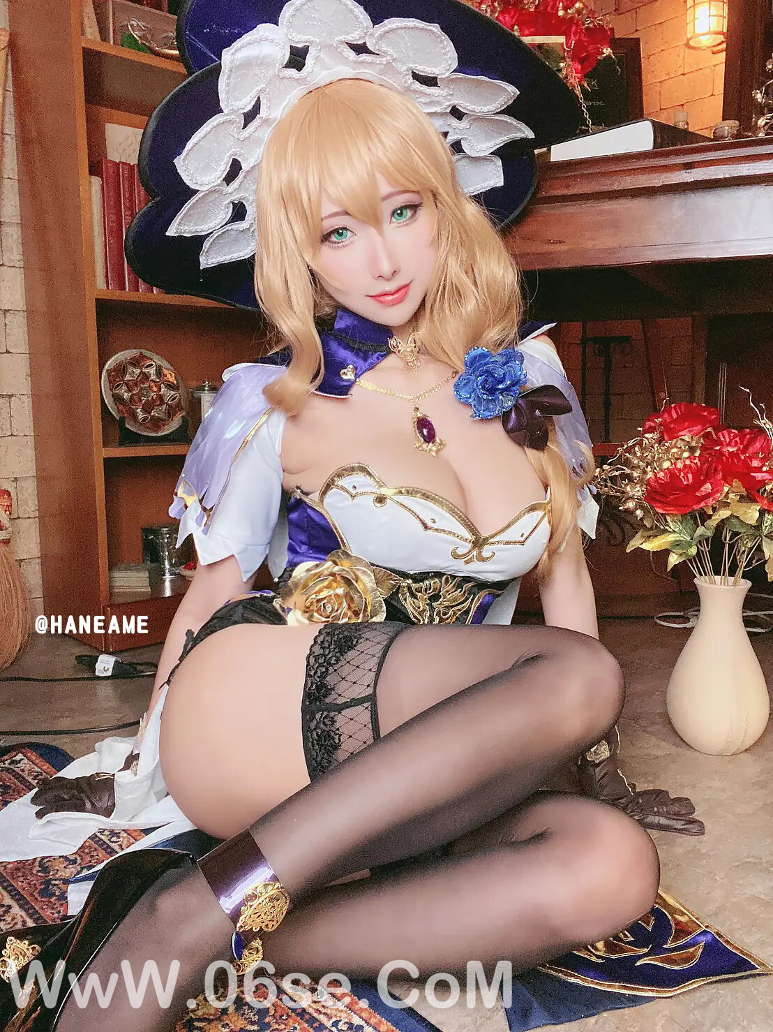 图片[50]-雨波_haneame_原神丽莎 性感内衣-六色网