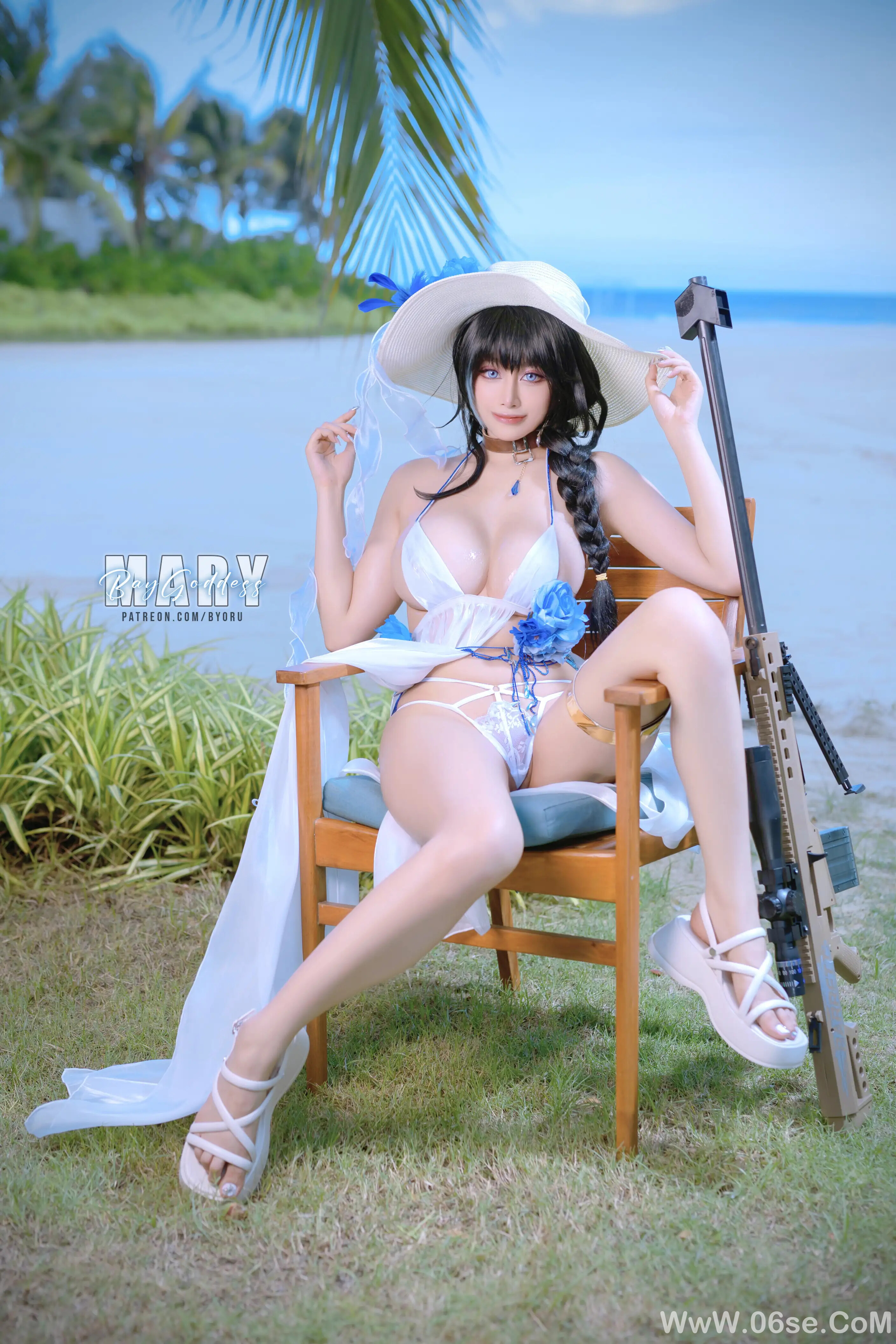 图片[35]-Byoru – ‌ Nikke 玛丽·贝伊泳装-六色网