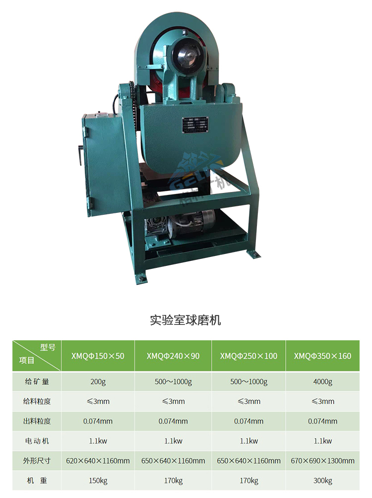 實驗室球磨機介紹