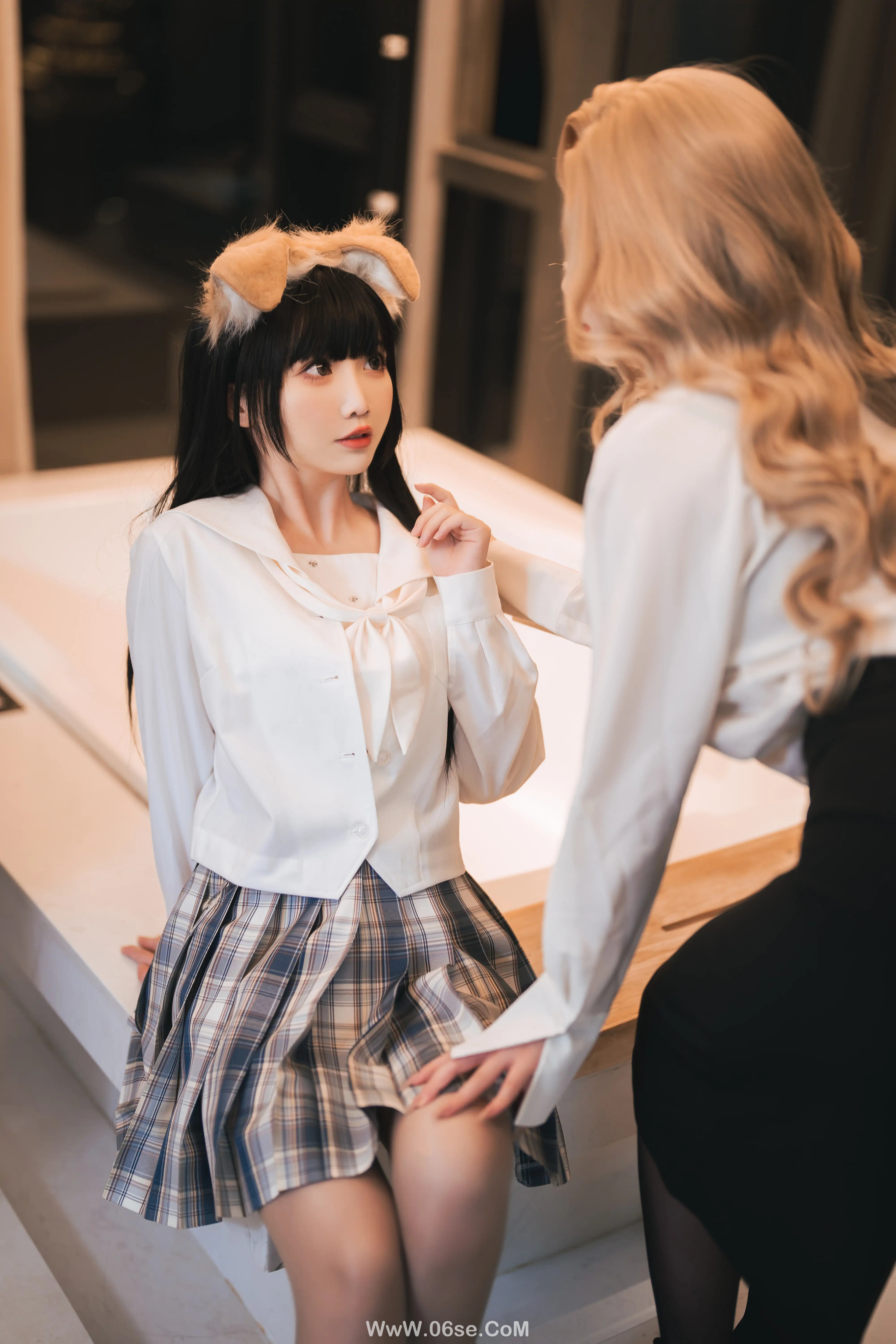 图片[16]-肉扣热热子(rioko凉凉子) 女上司双人版 (&面饼仙儿)-六色网